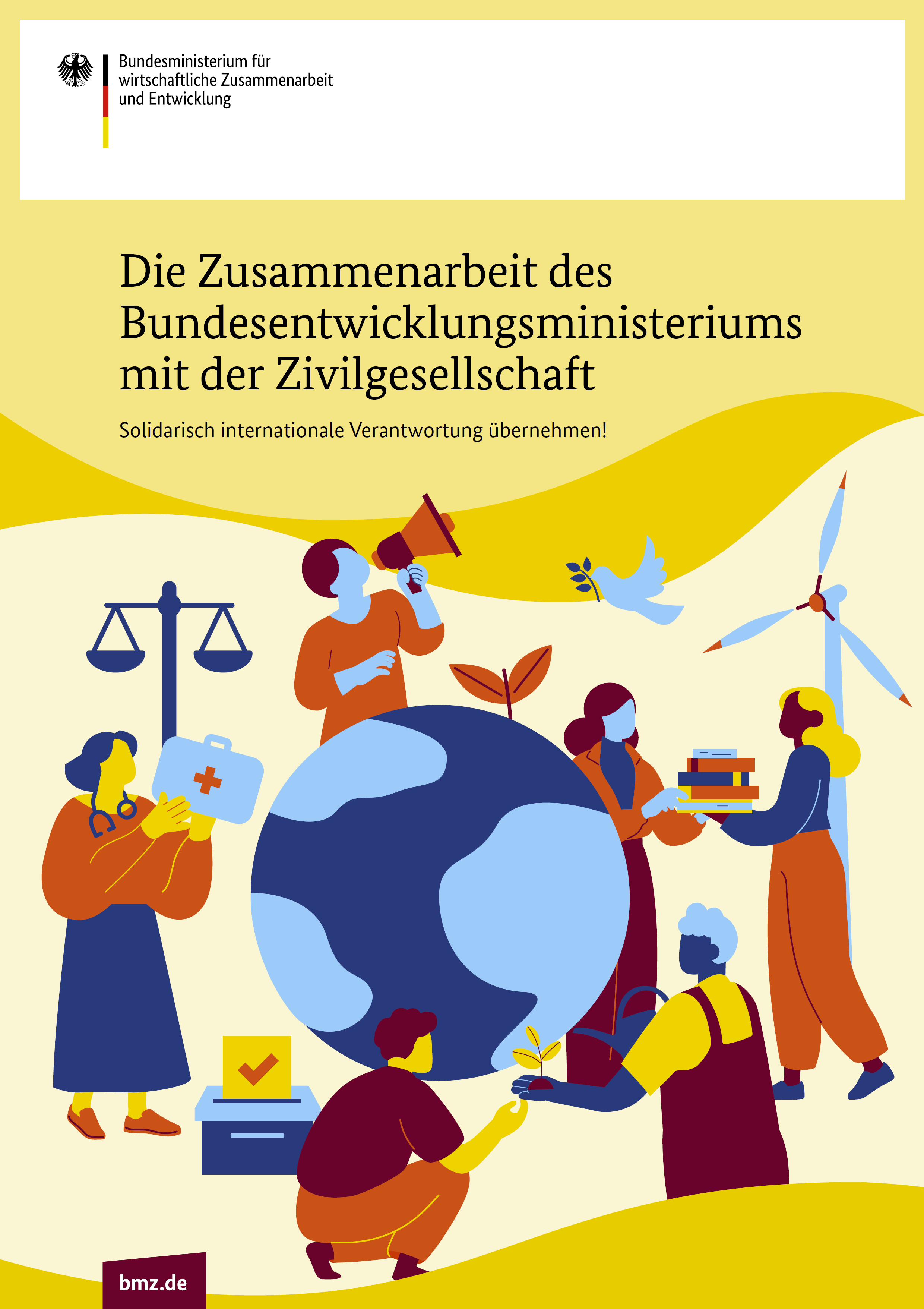 Cover: Die Zusammenarbeit des Bundesentwicklungsministeriums mit der Zivilgesellschaft