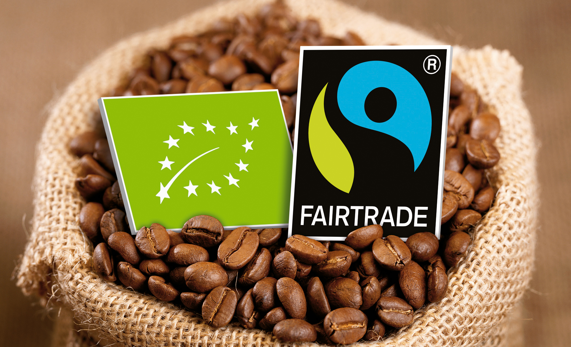 Bio- und Fairtrade-Siegel
