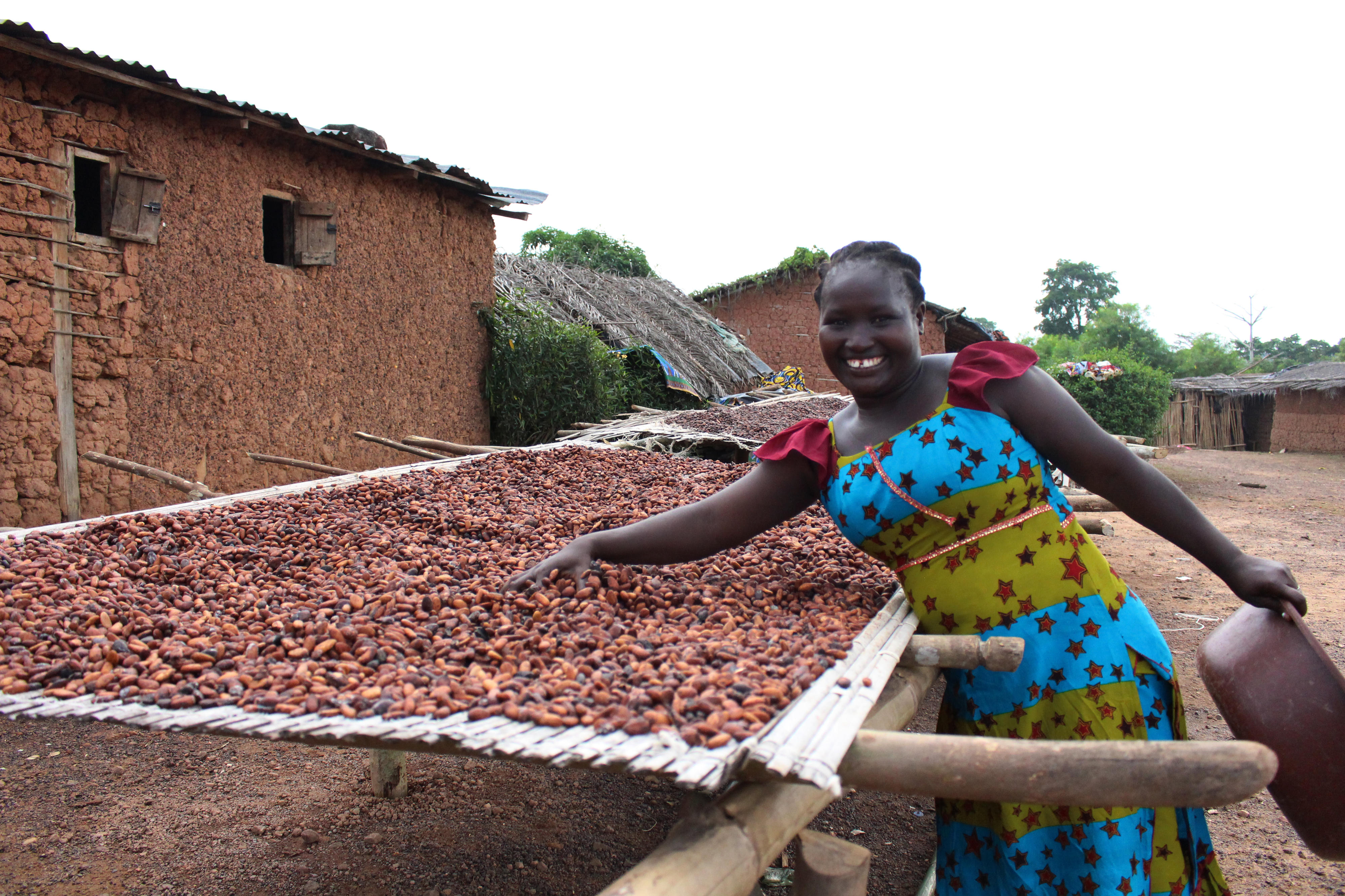 Mitglied einer Kakao-Kooperative in Côte d'Ivoire