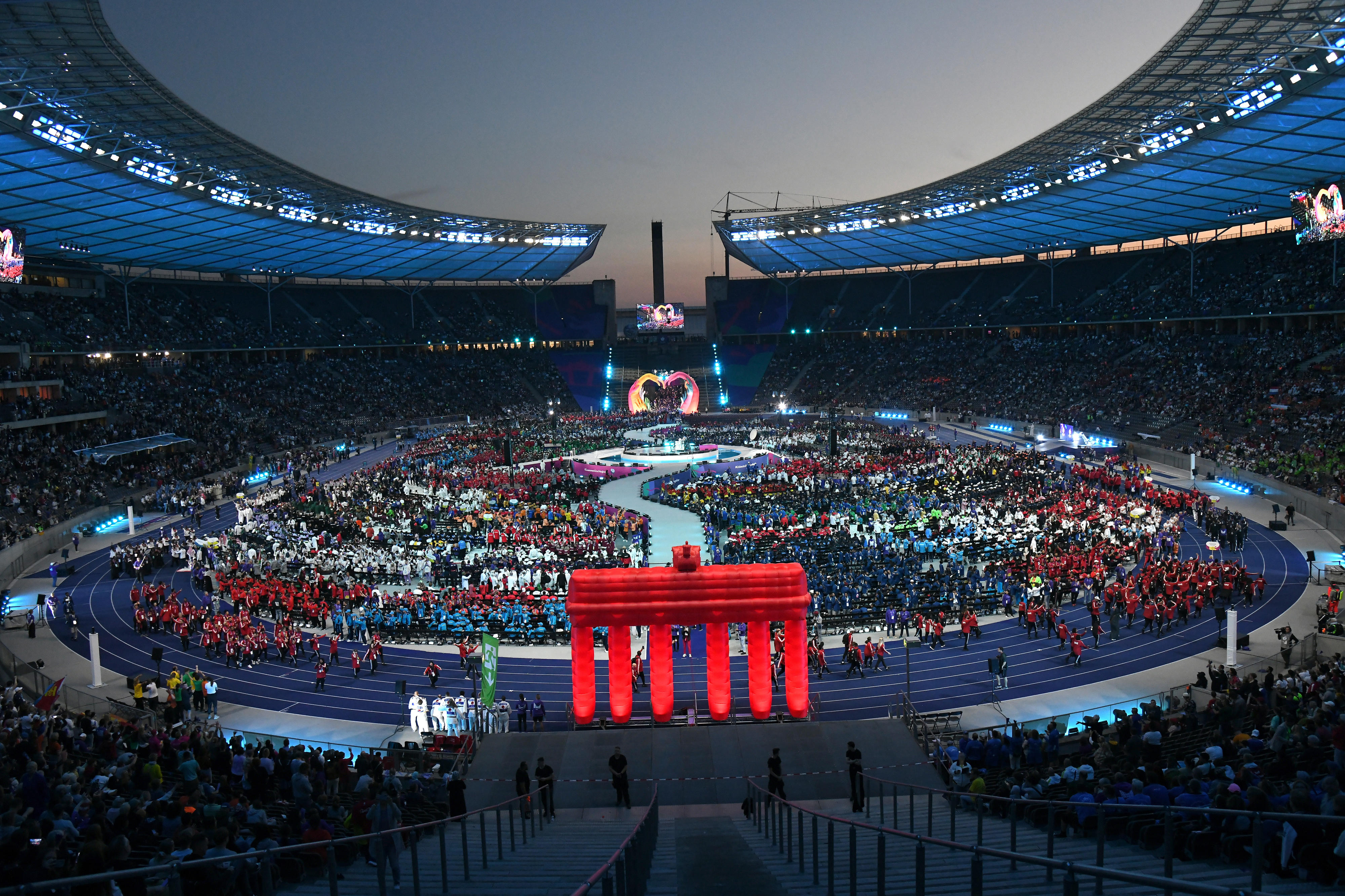 Eröffnungsfeier der Special Olympics im Olympiastadion in Berlin