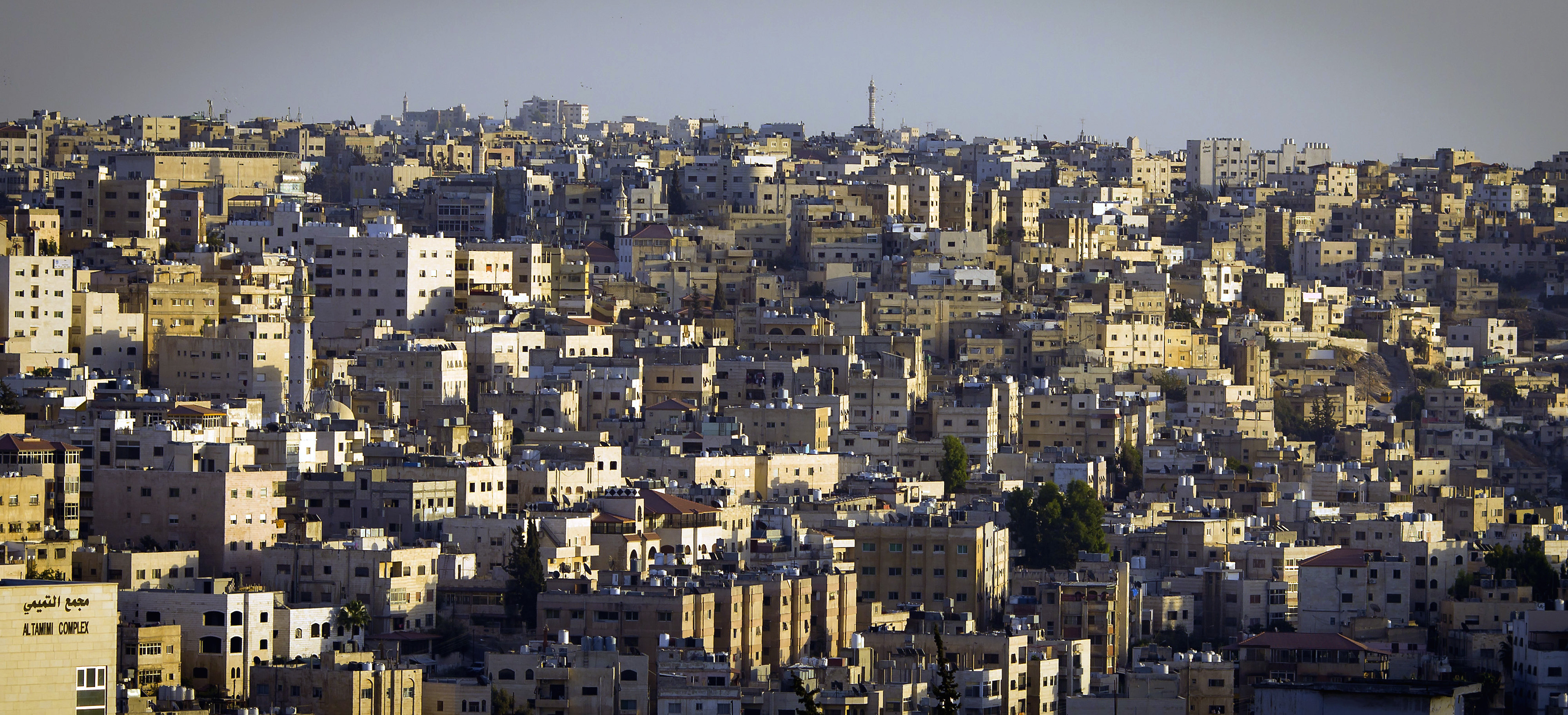 View of the Jordanian capital Amman