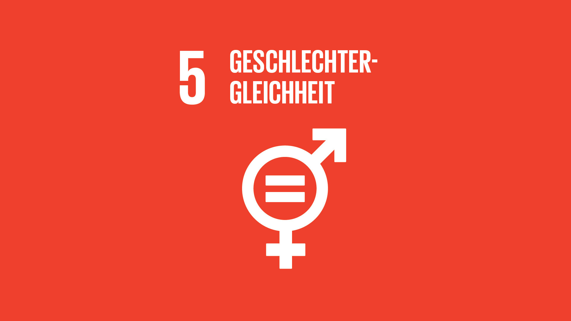 SDG 5: Geschlechter­gleichheit