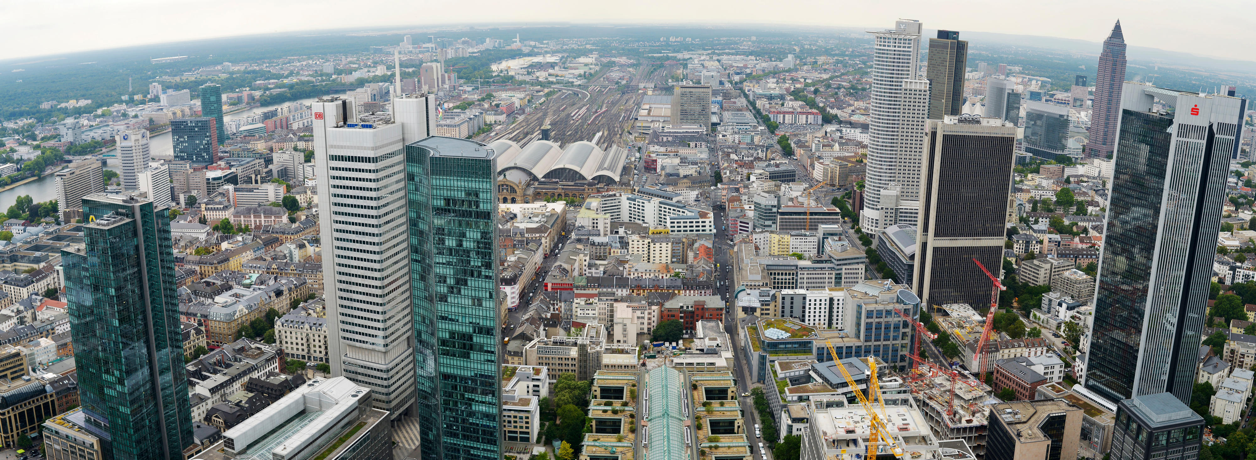 panorama bankenviertel frankfurt