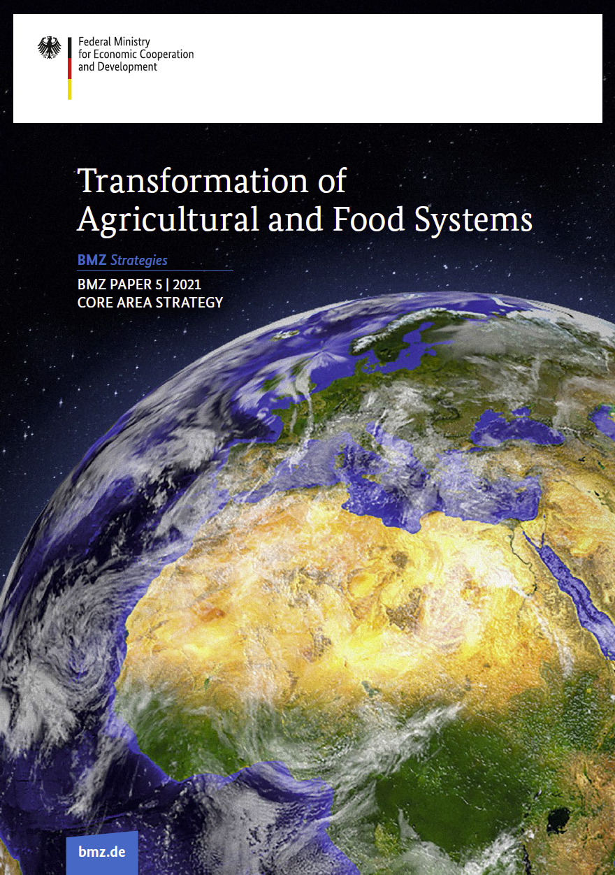 Cover: BMZ core area strategy "Sustainable Agri-Food Systems"