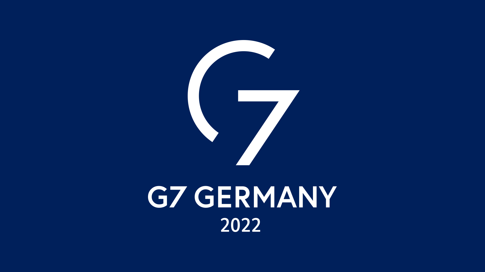Logo der deutschen G7-Präsidentschaft 2022