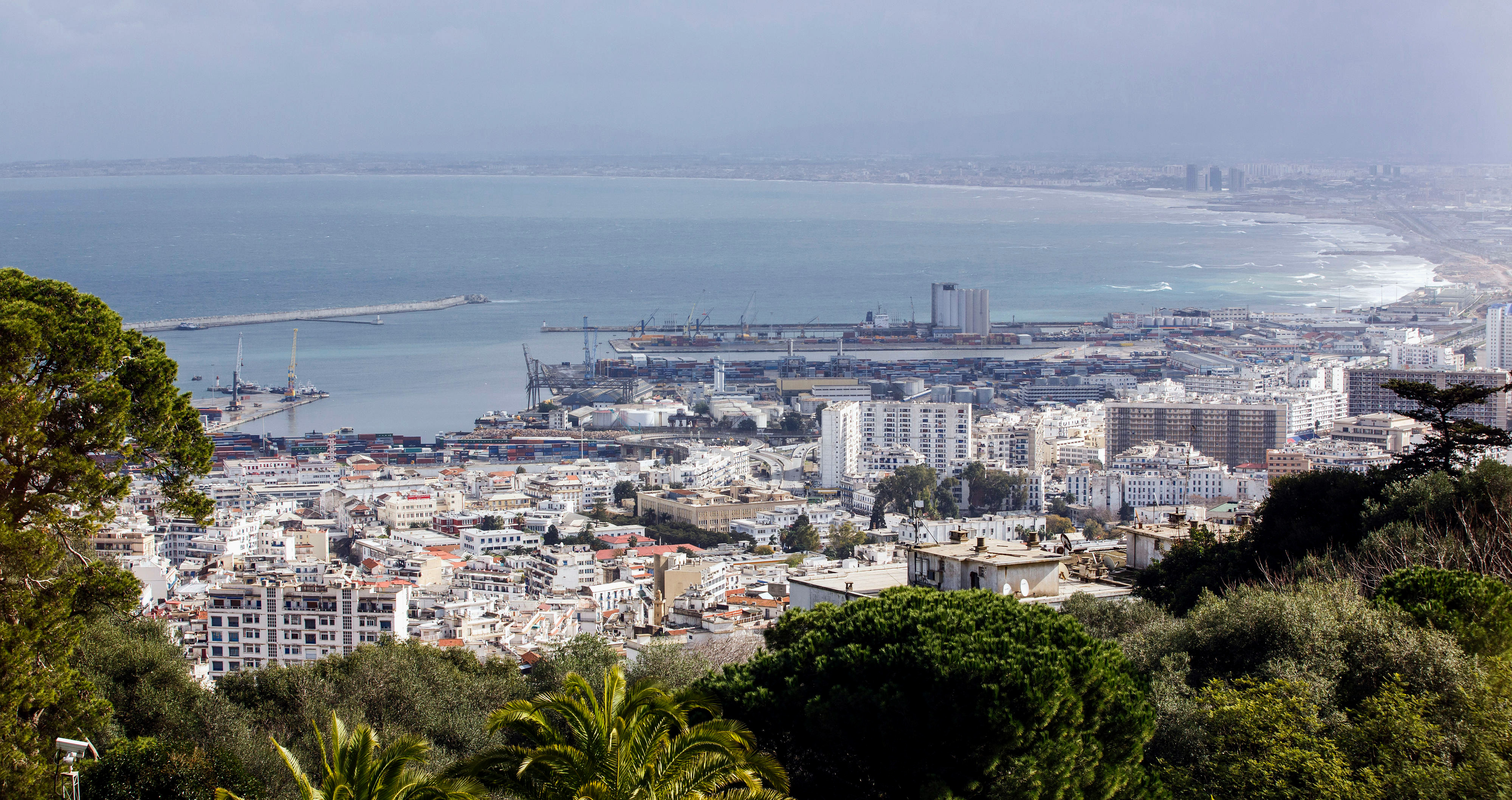 Blick auf Algeriens Hauptstadt Algier