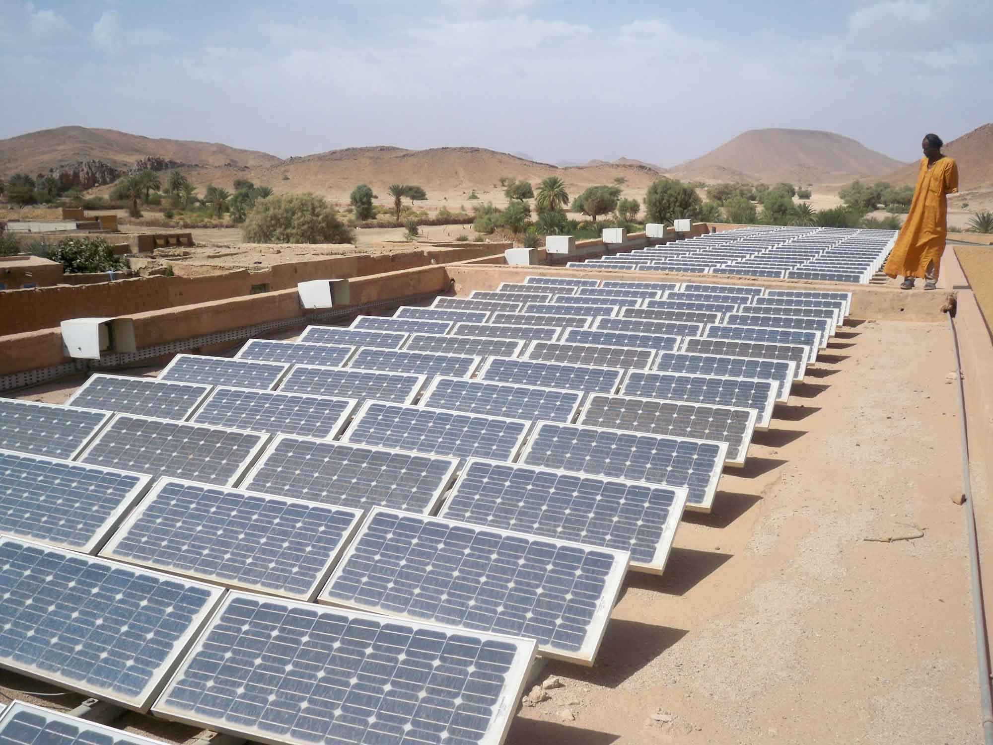 Solaranlage in Algerien