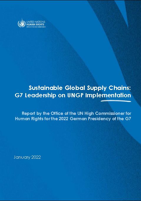 Cover Sustainable Global Supply Chains: G7 Leadership on UNGP Implementation