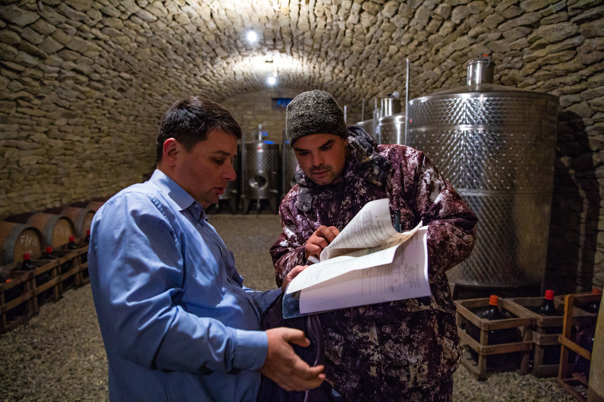 Weinkellerei in der Republik Moldau