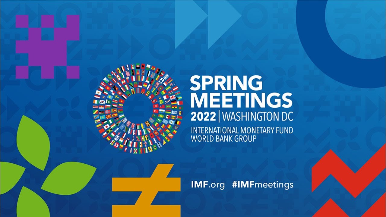 Logo der Frühjahrstagung 2022 von Weltbank und Internationalem Währungsfonds