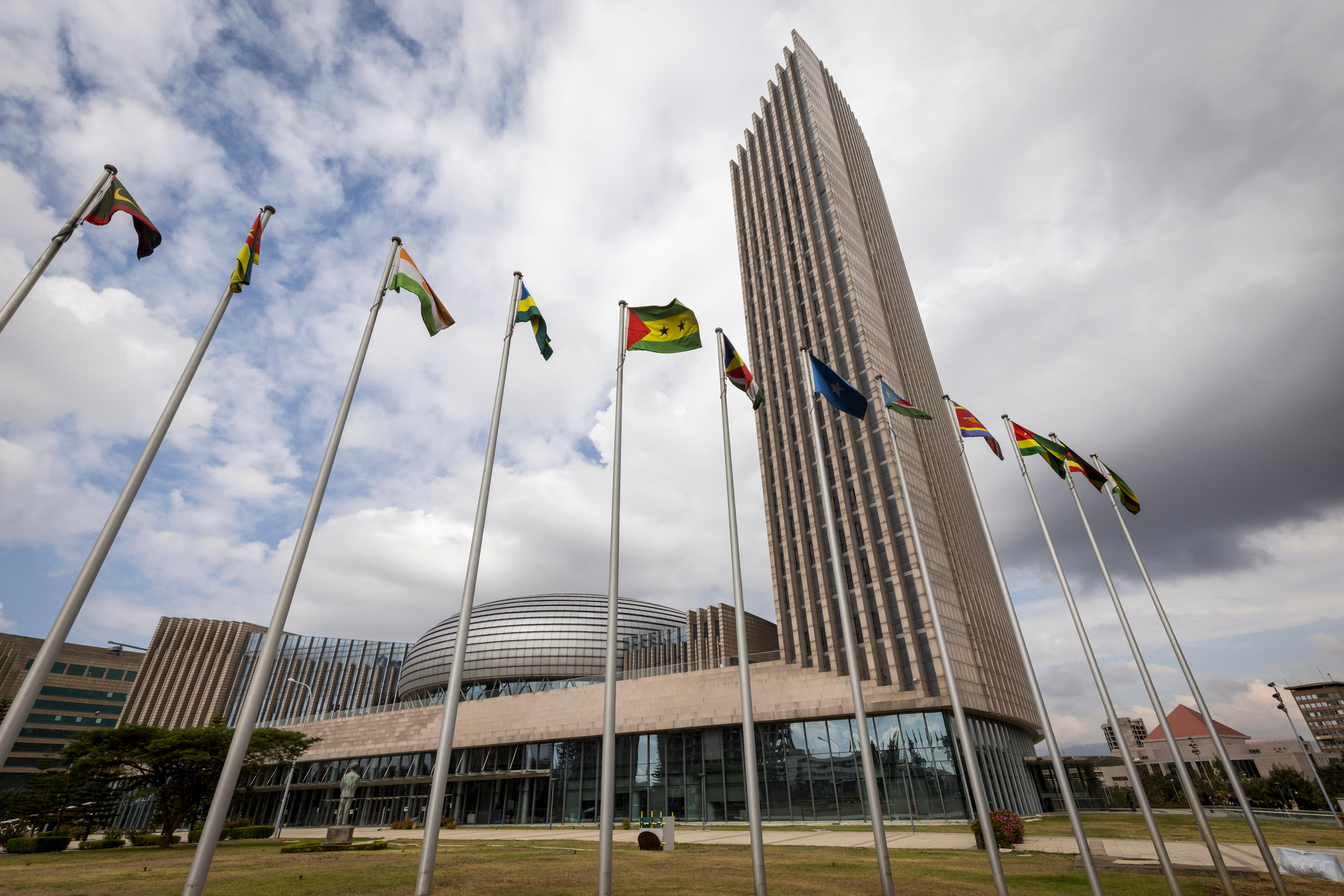 Gebäude der Afrikanischen Union in Addis Abeba, Äthiopien