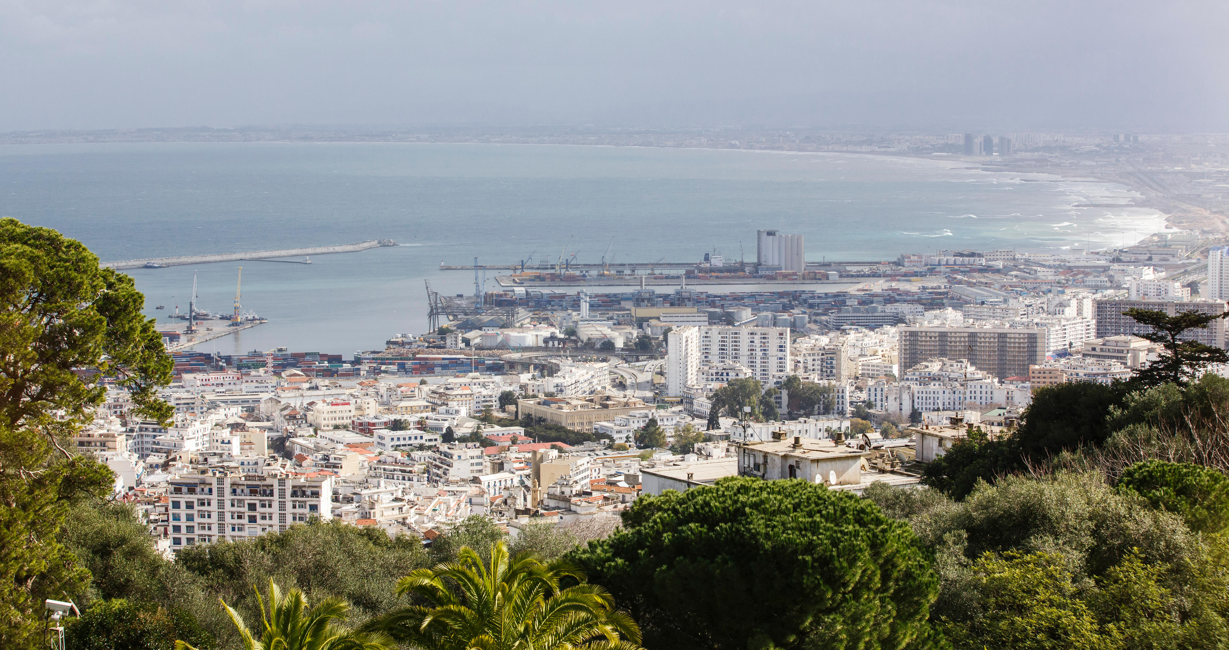 View of the Algerian capital Algiers