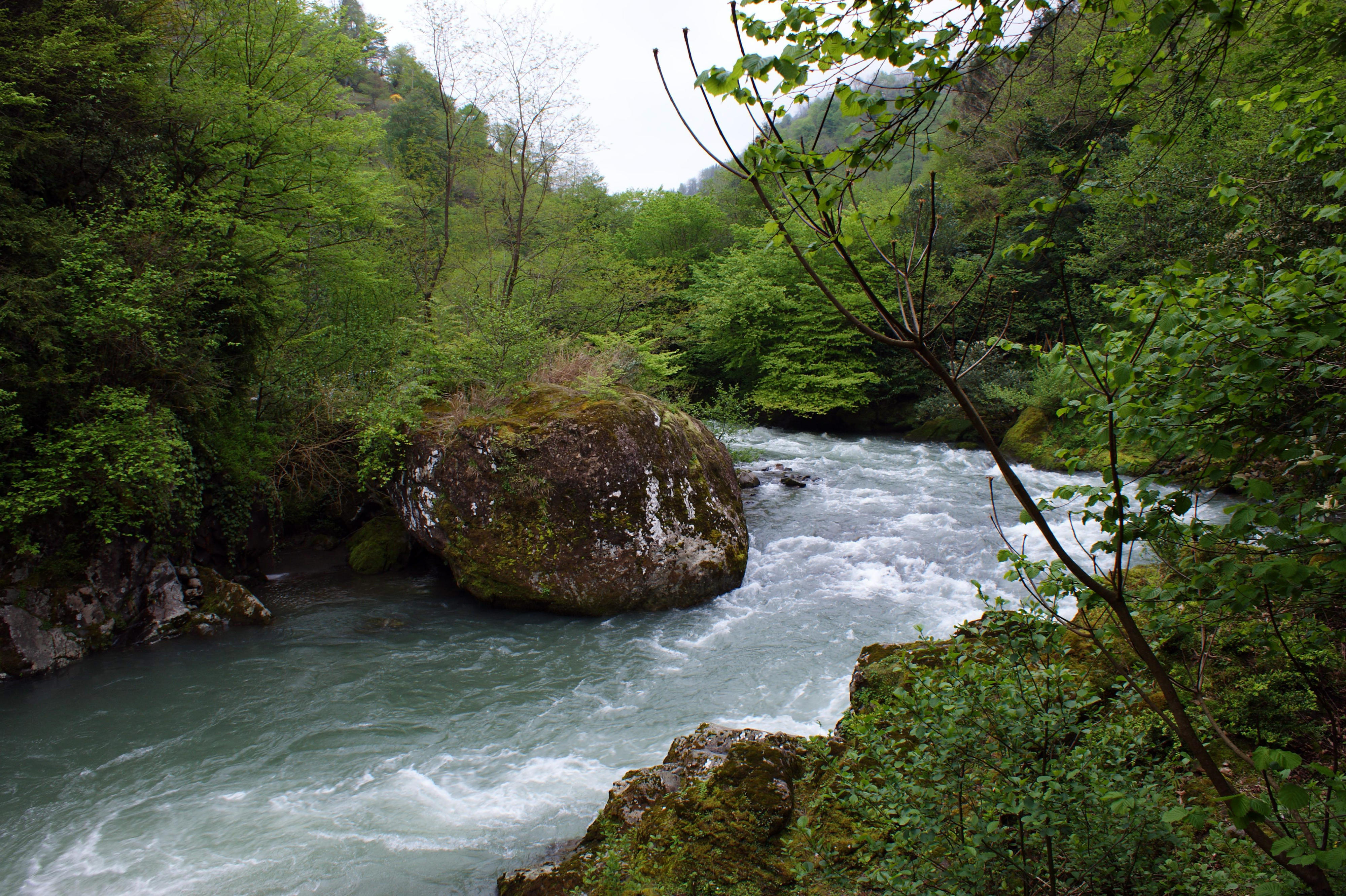 Der Fluss Kintrishi in Georgien