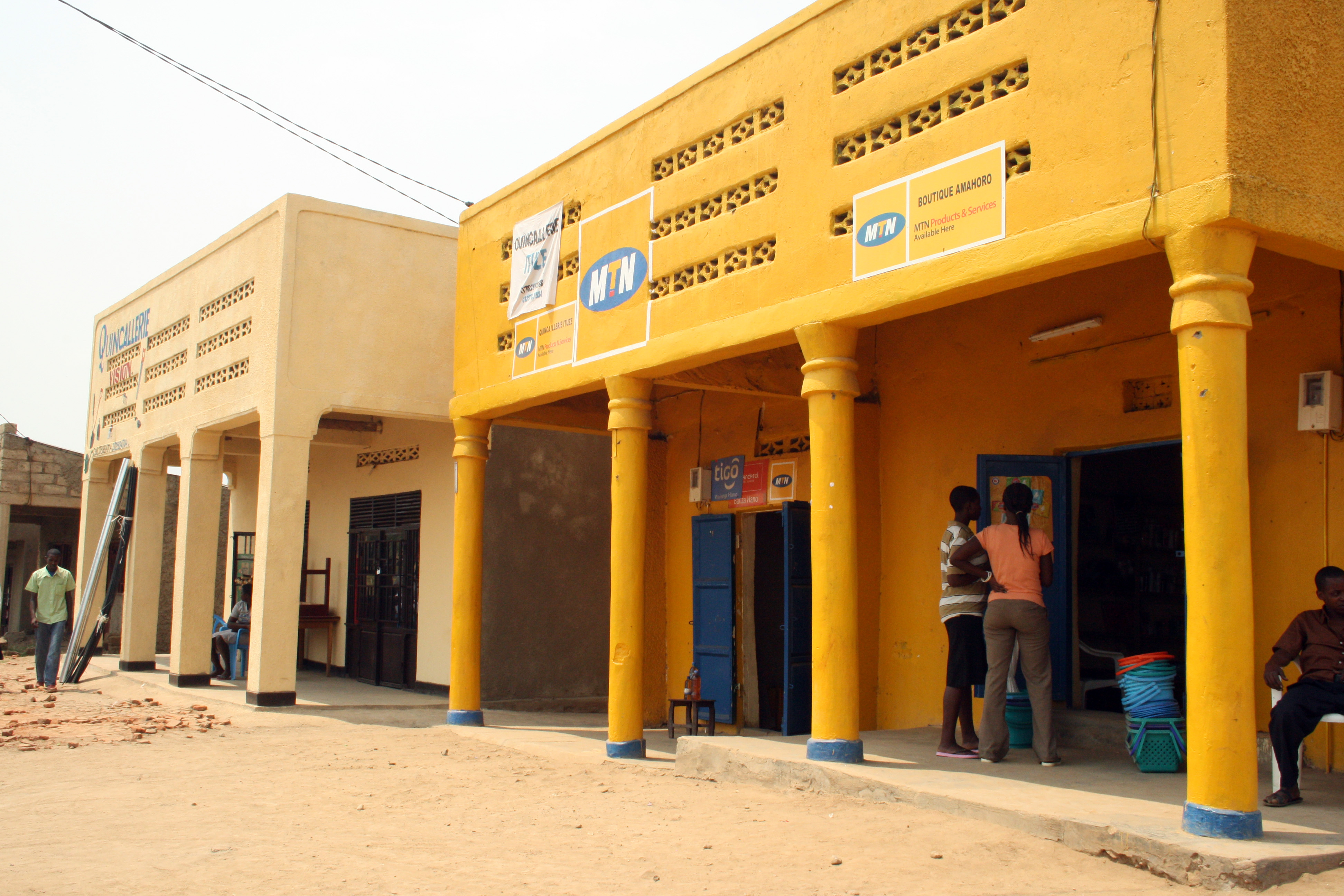 Village shops in Rwanda