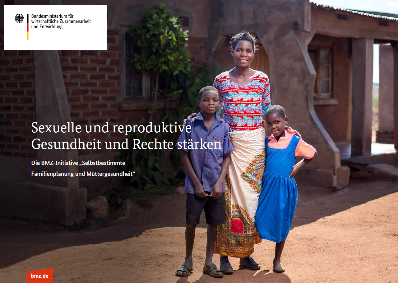 Titelblatt: Sexuelle und reproduktive Gesundheit und Rechte stärken