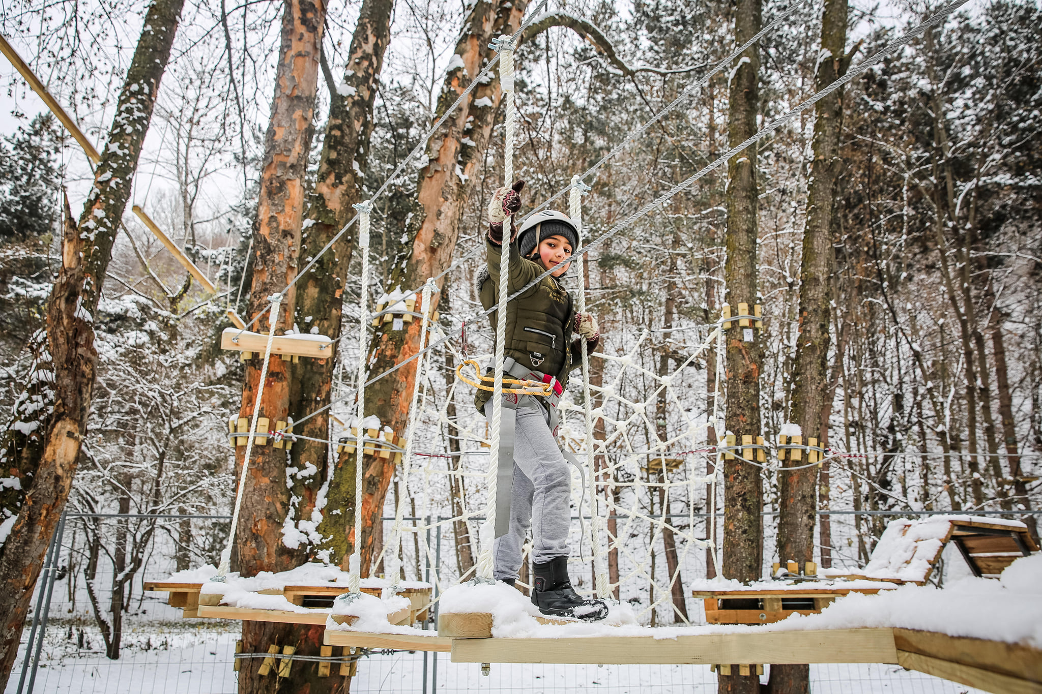 Armenia's first professional, TÜV-certified high ropes course, including a children's course, in Dilijan, Tavush Province