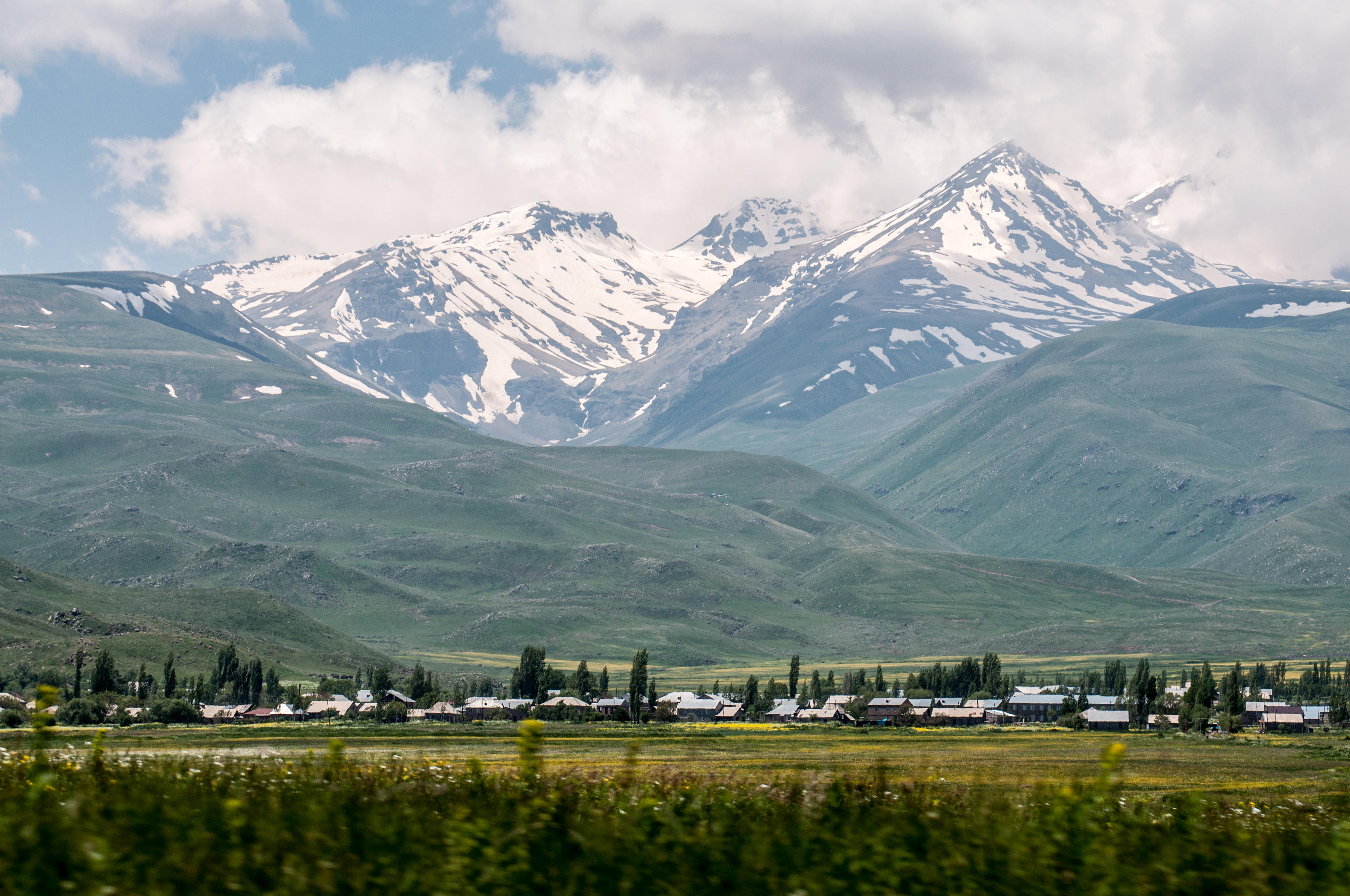 Mount Aragats, at 4,090 metres, is the highest summit of Armenia.