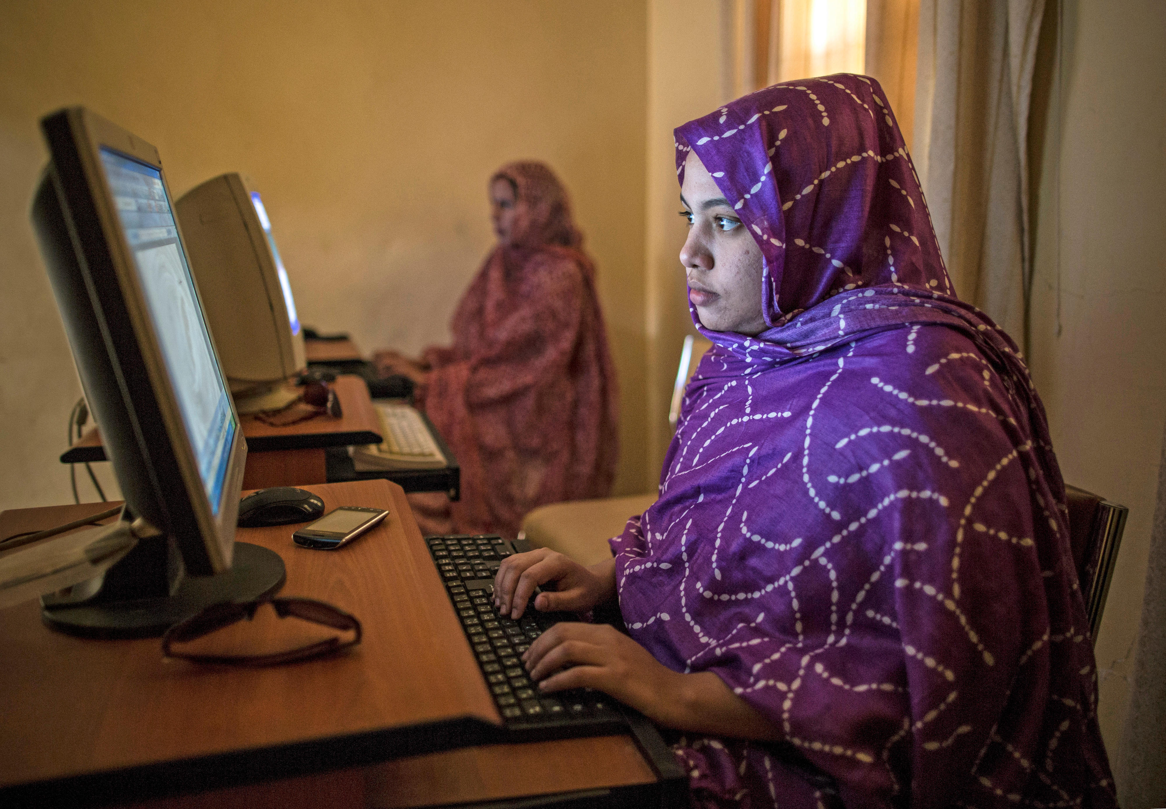 Local government employees in Ouad Naga, Mauritania