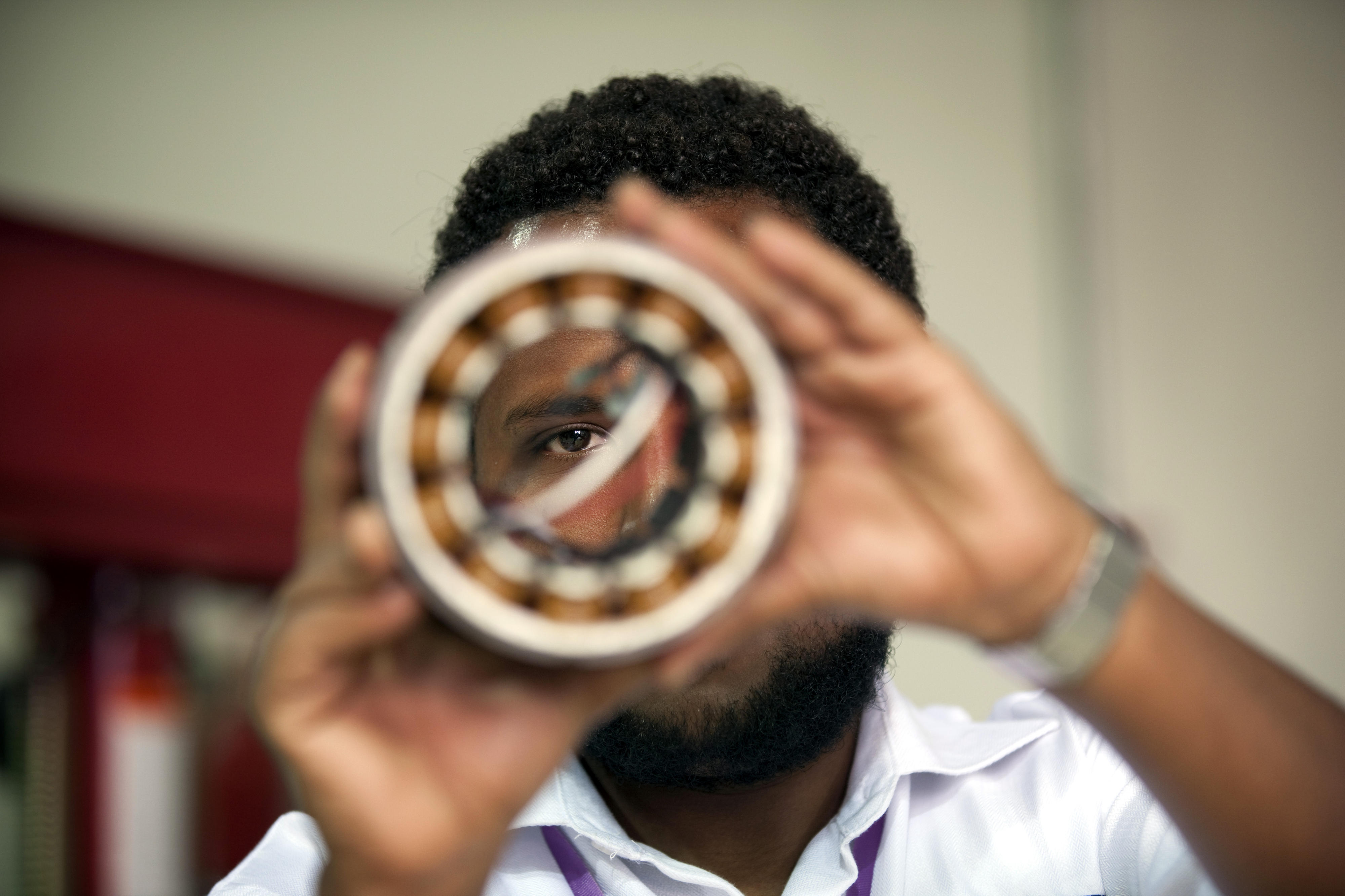 Windenergie-Labor Danotek in Addis Abeba. Hier werden Hochleistungs-Generatoren für Windräder entwickelt, die später in den USA und in Europa produziert werden.