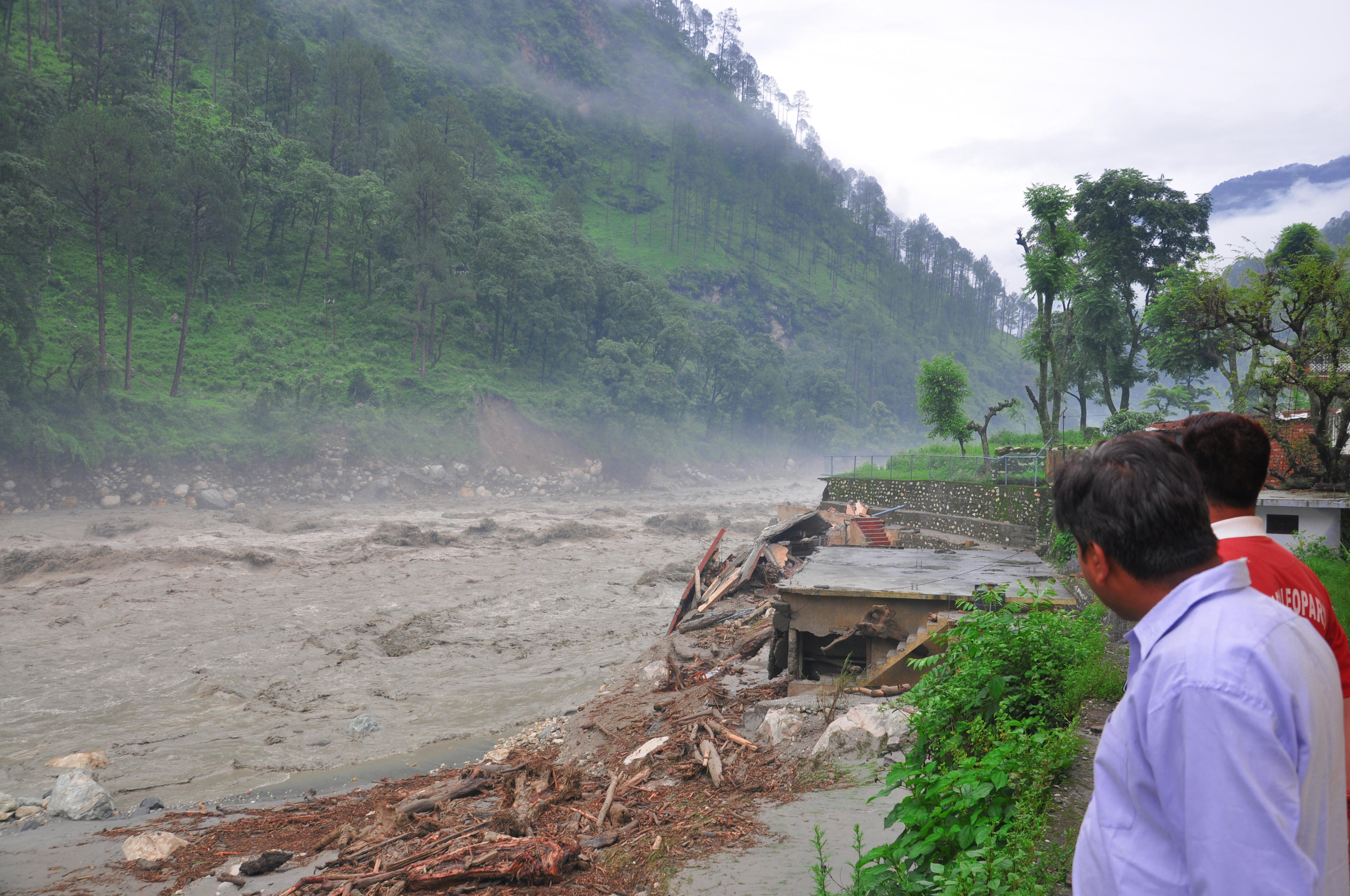 Torrential rainfall in India