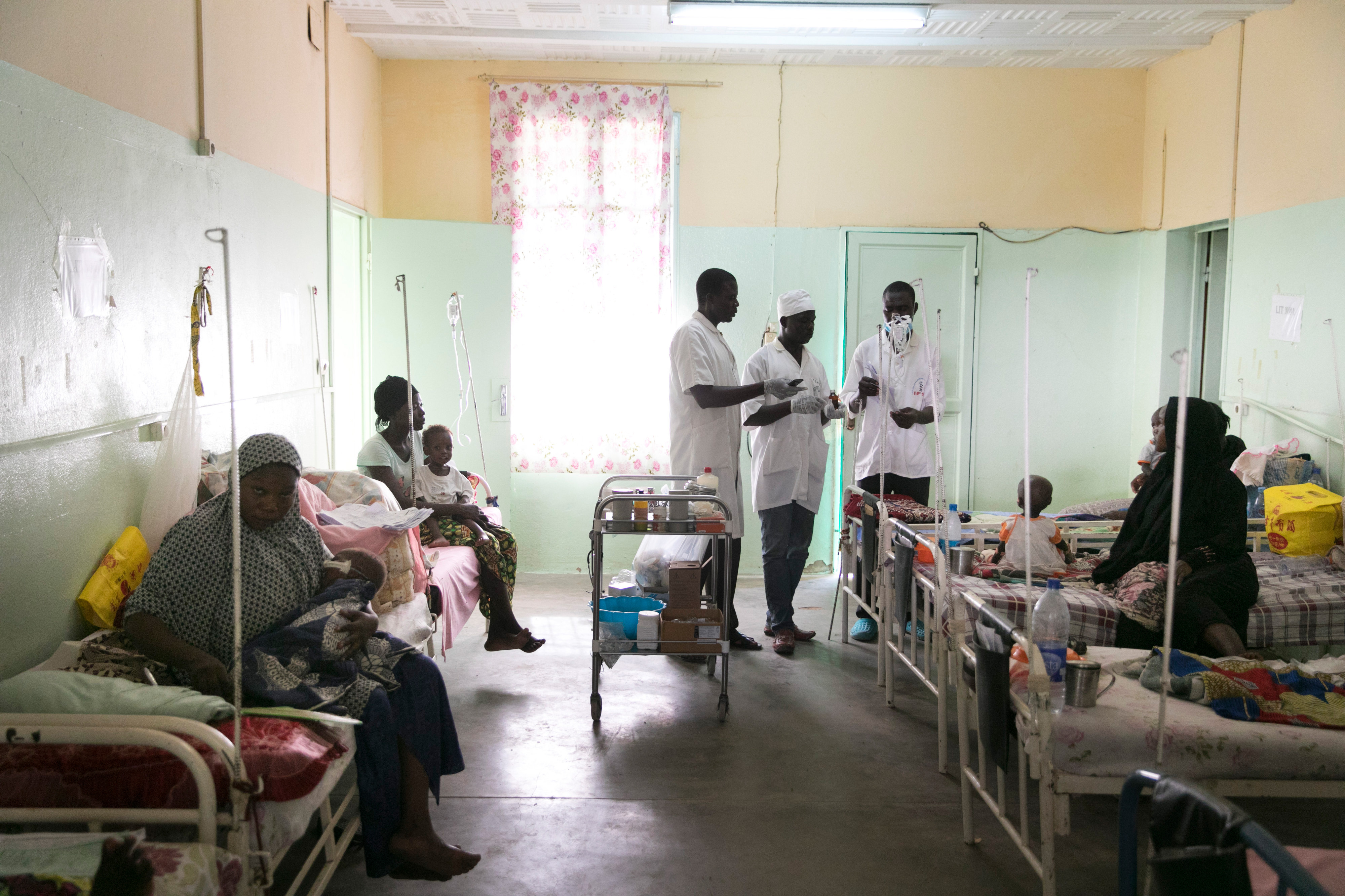 Health facility for malnourished children, Notre Dame des Apotres in N`Djamena, Chad