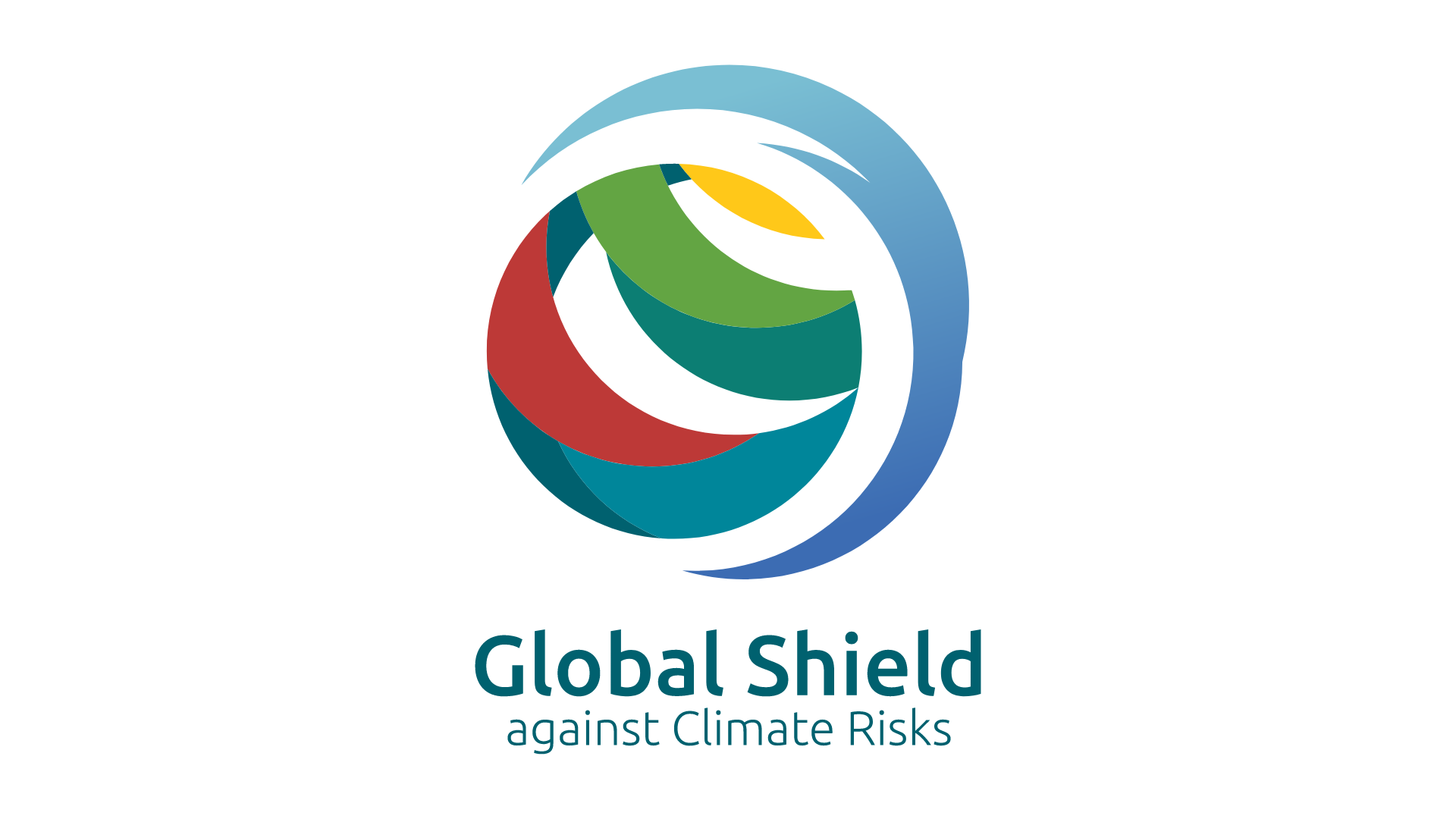 Logo: Global Shield against Climate Risks (Globaler Schutzschirm gegen Klimarisiken)