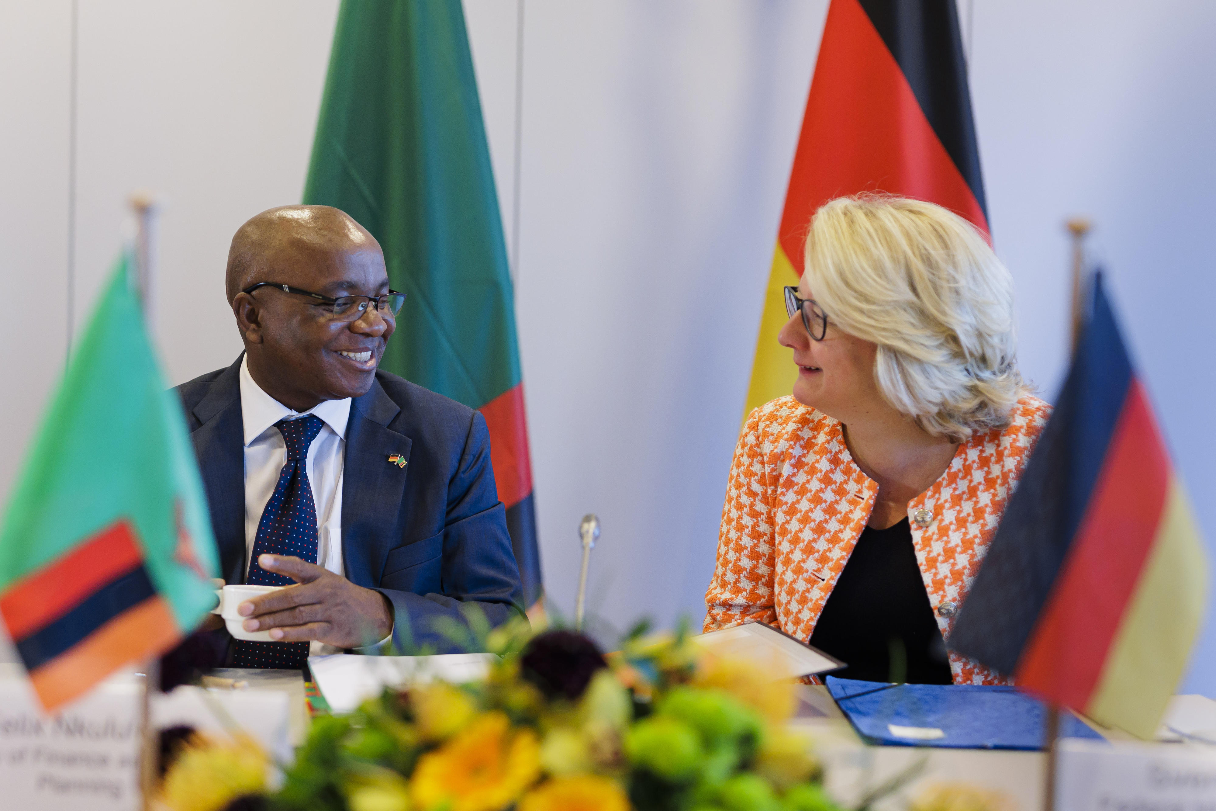 Deutsch-sambische Regierungsverhandlungen im BMZ in Berlin im November 2022
