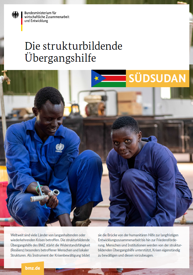 Titelblatt: Die strukturbildende Übergangshilfe in Südsudan