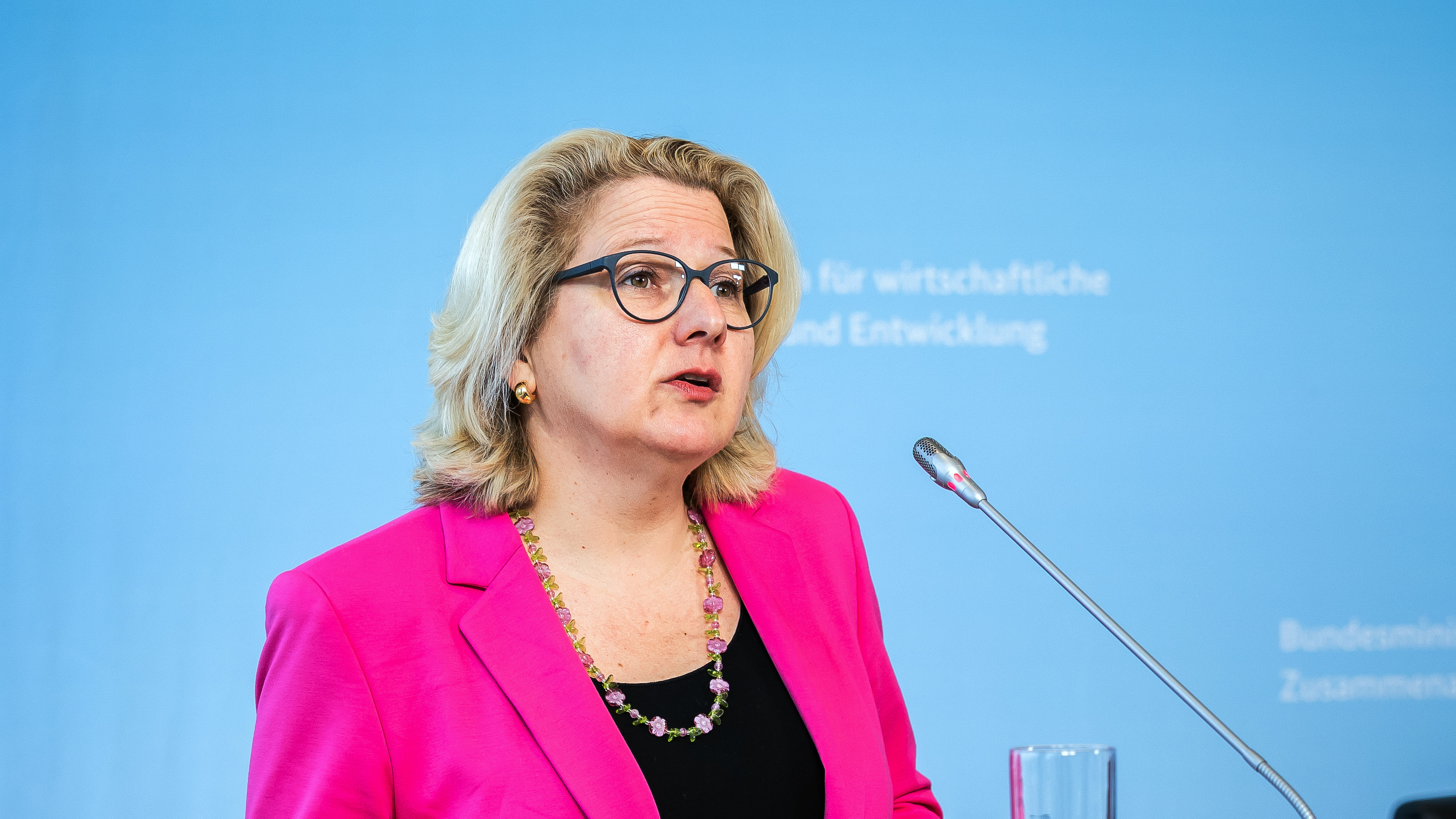 Svenja Schulze, Bundesministerin für wirtschaftliche Zusammenarbeit und Entwicklung