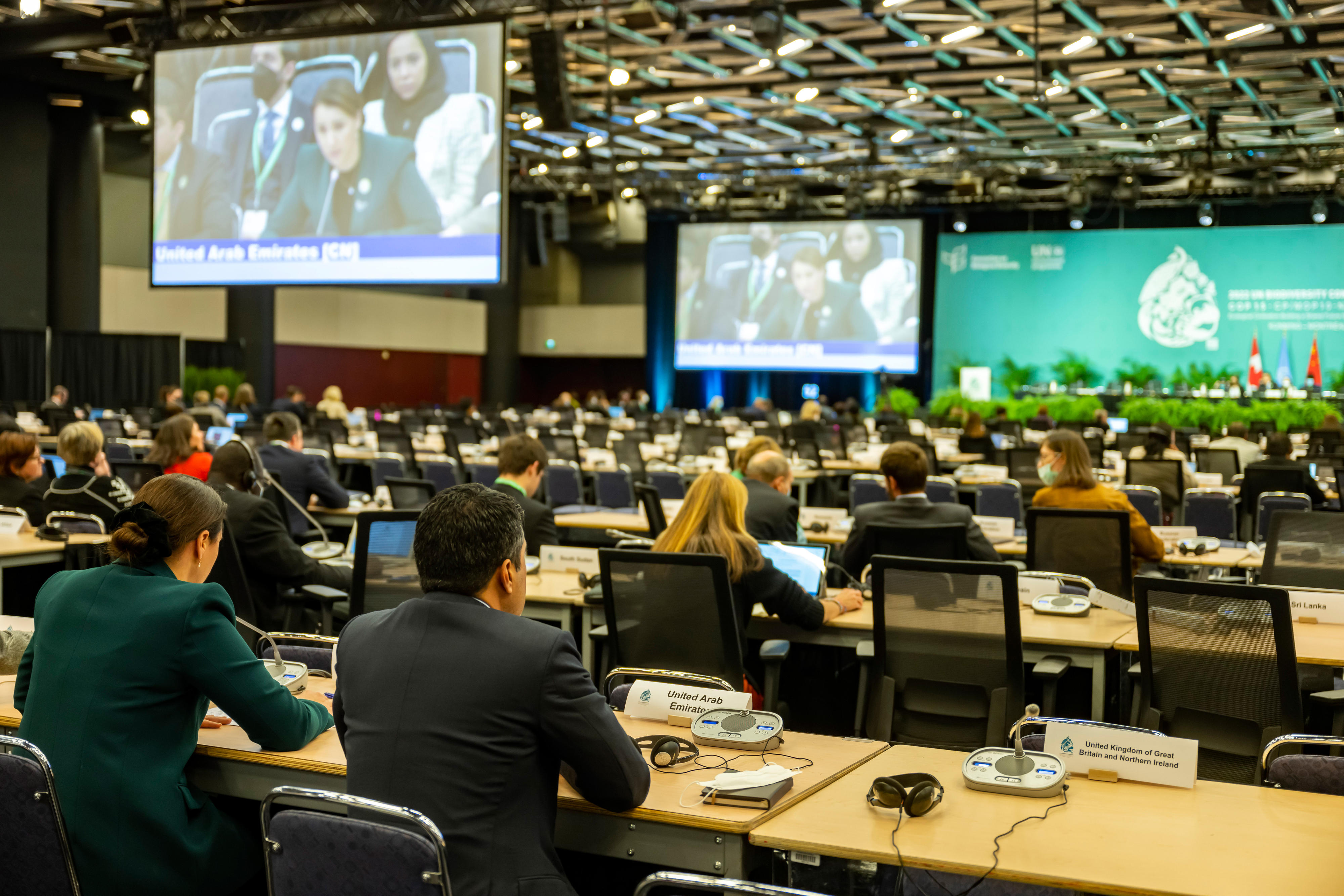 Plenarsitzung bei der 15. Weltnaturkonferenz in Montreal