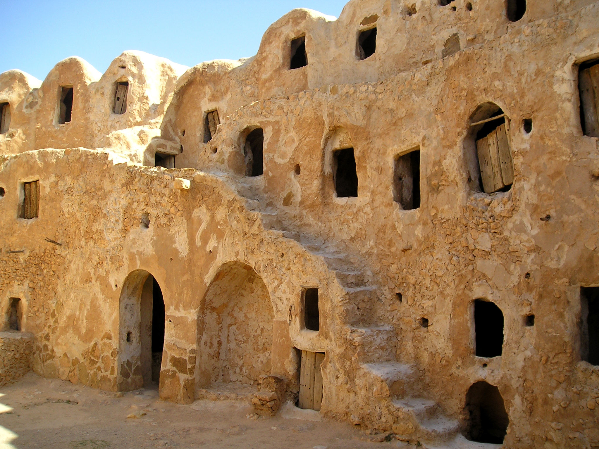 Befestigter Kornspeicher Qasr al Hadj, Libyen