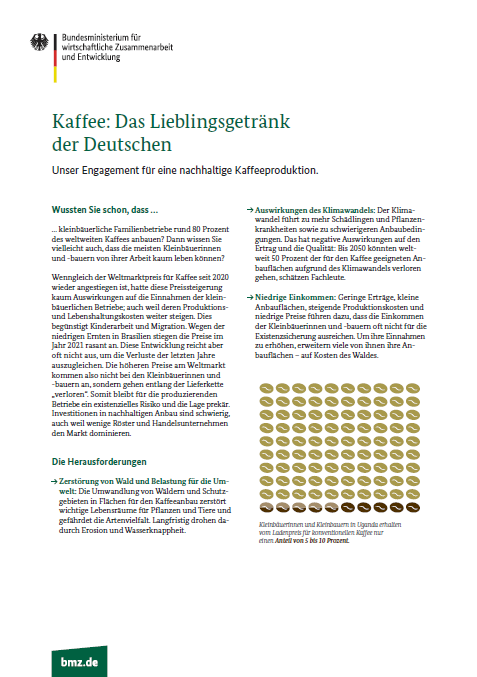 Titelblatt: Kaffee: Das Lieblingsgetränk der Deutschen