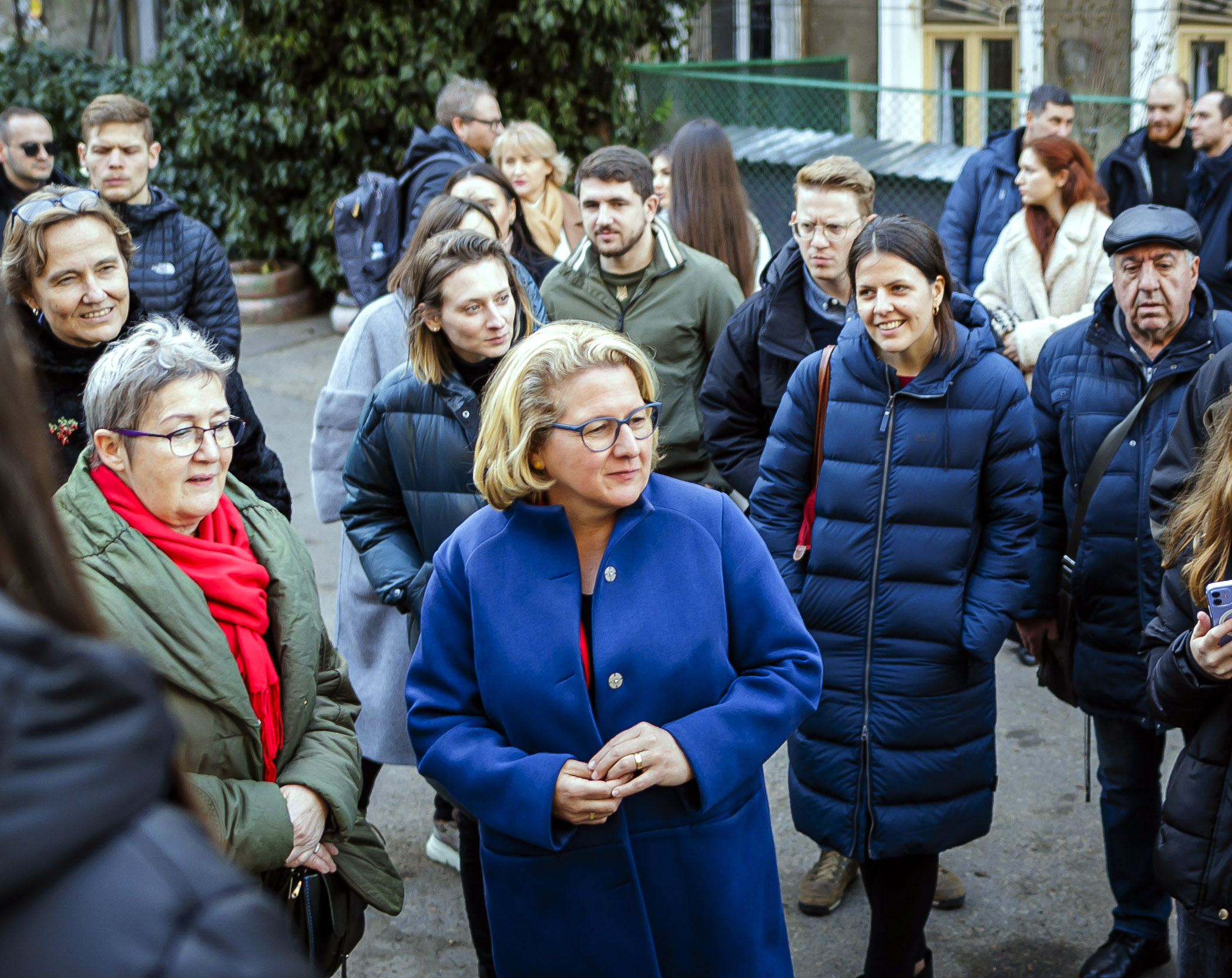 Besuch eines über das Forum Ziviler Friedensdienst geförderten Nachbarschafts-Projekts in Odessa.