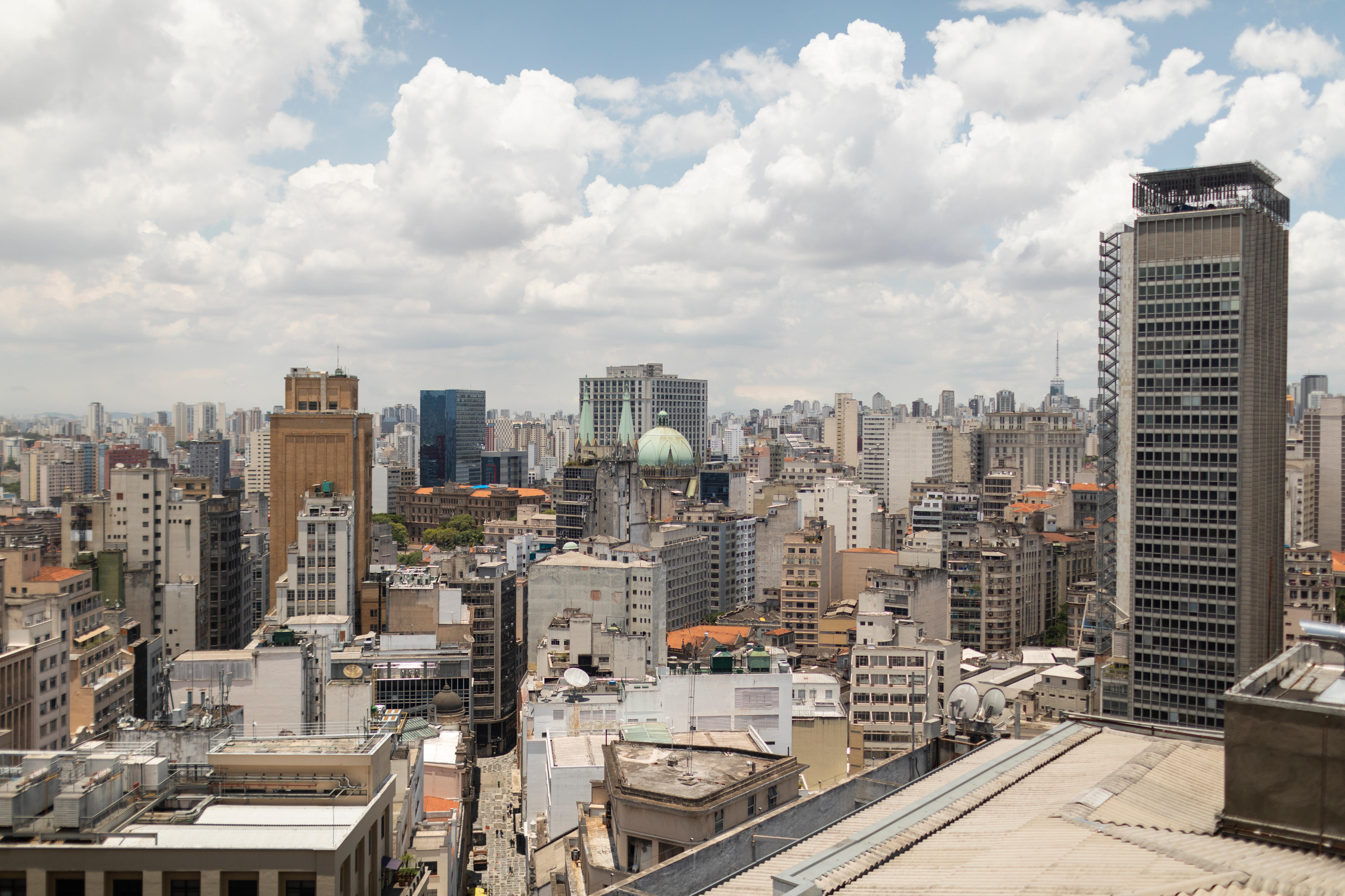 Blick auf São Paulo