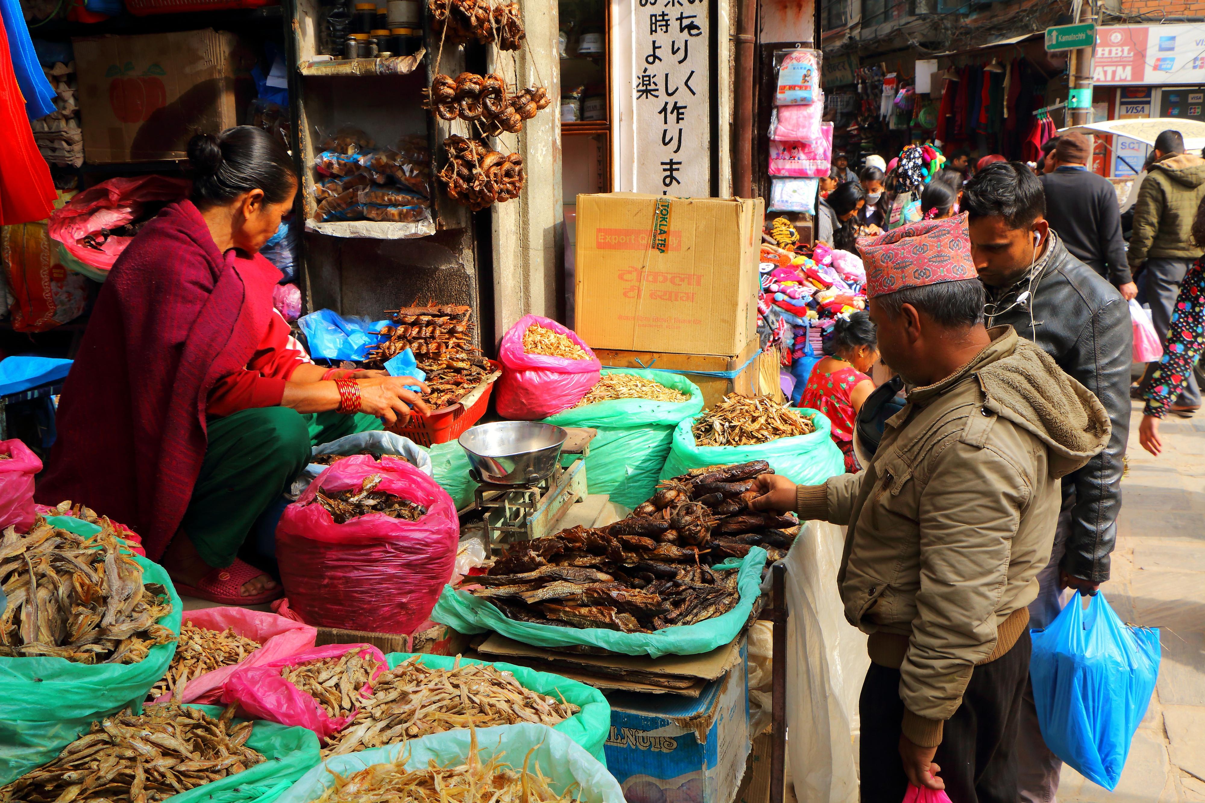 Markt in Nepal