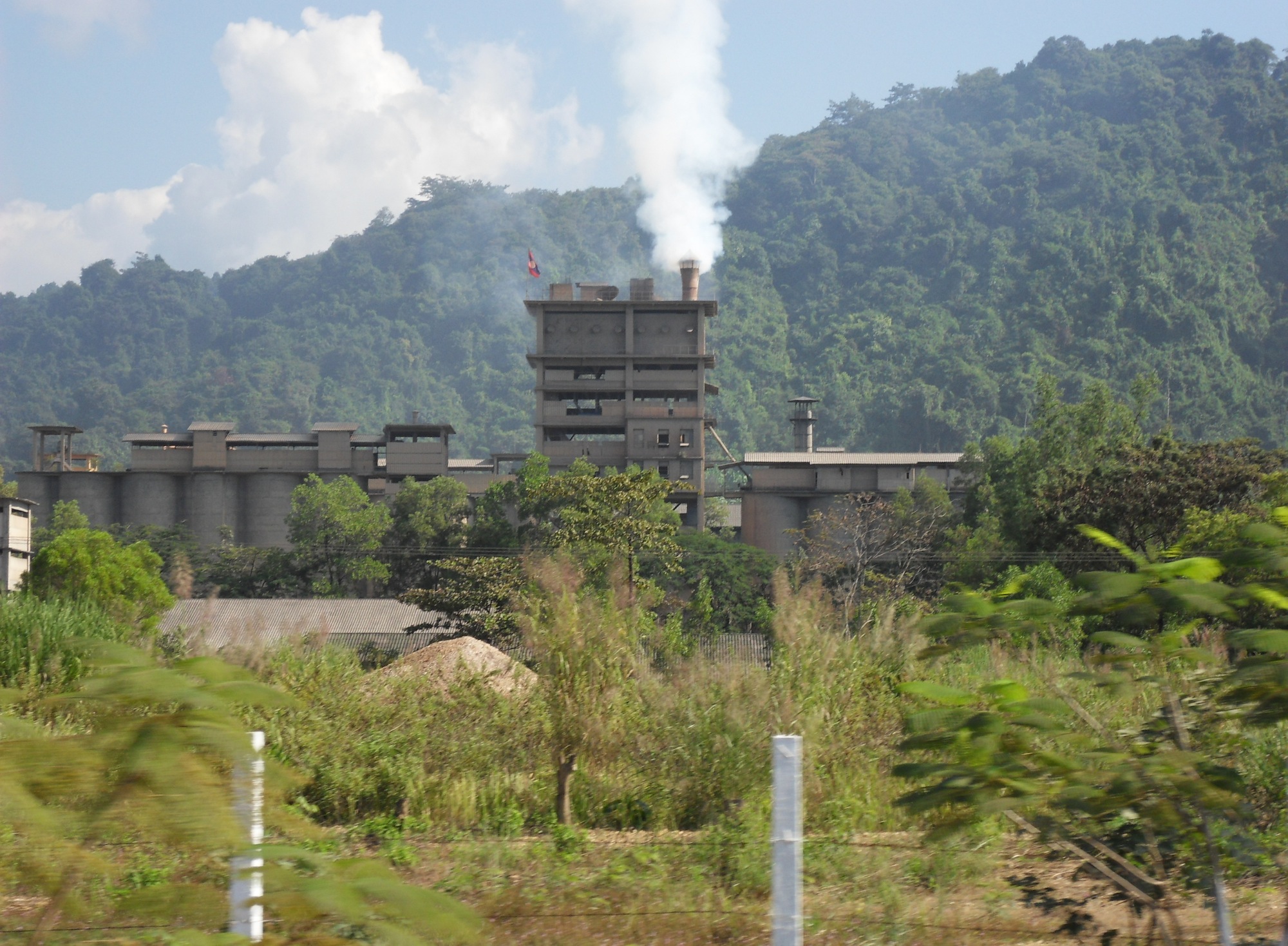 Fabrik in Laos