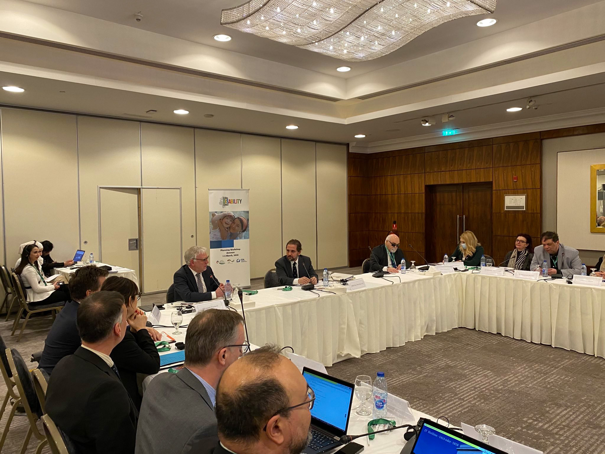 State Secretary Jochen Flasbarth at the preparatory meeting in Amman, Jordan, for the Global Disability Summit 2025