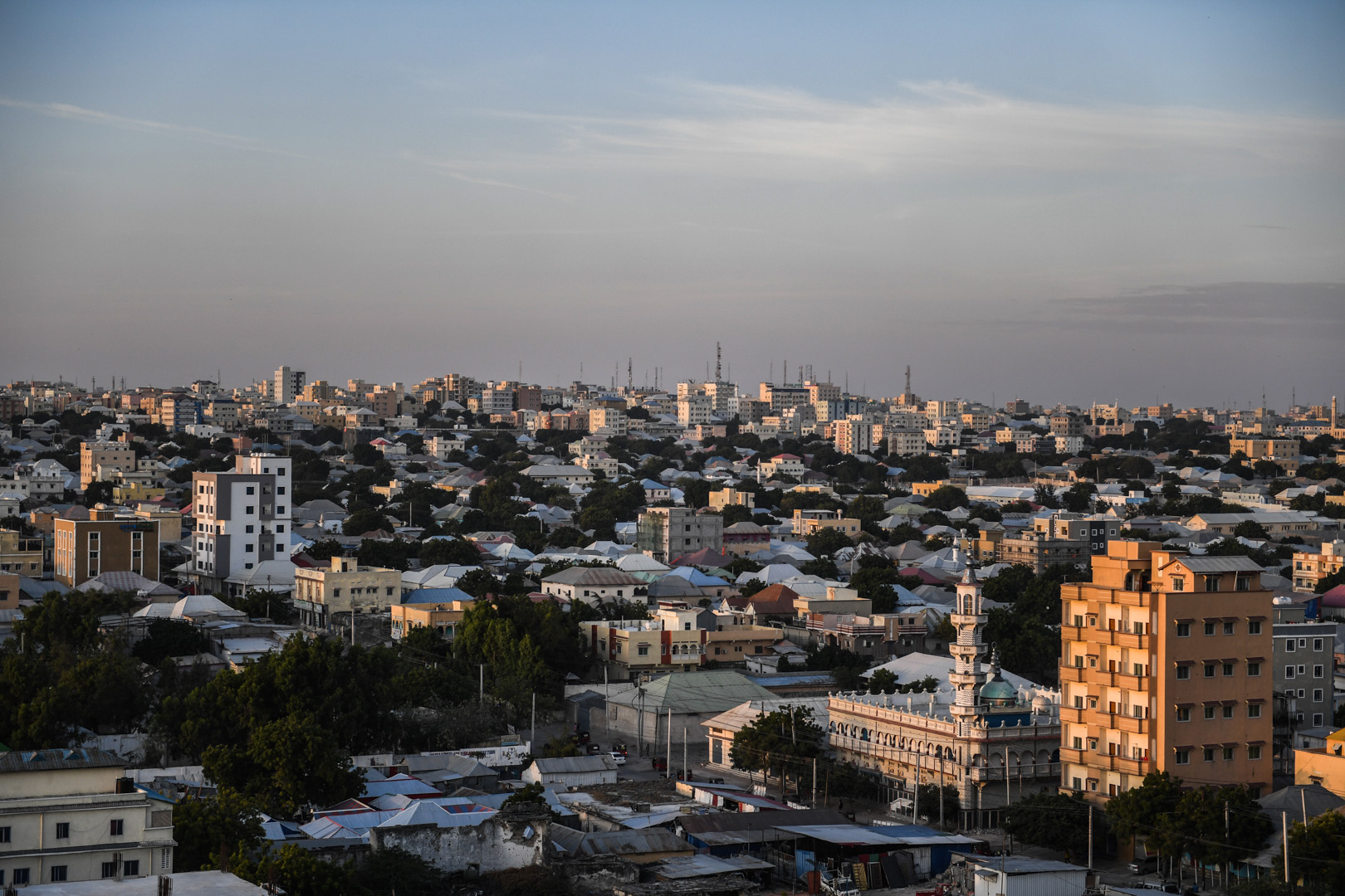 View of the Somali capital Mogadishu