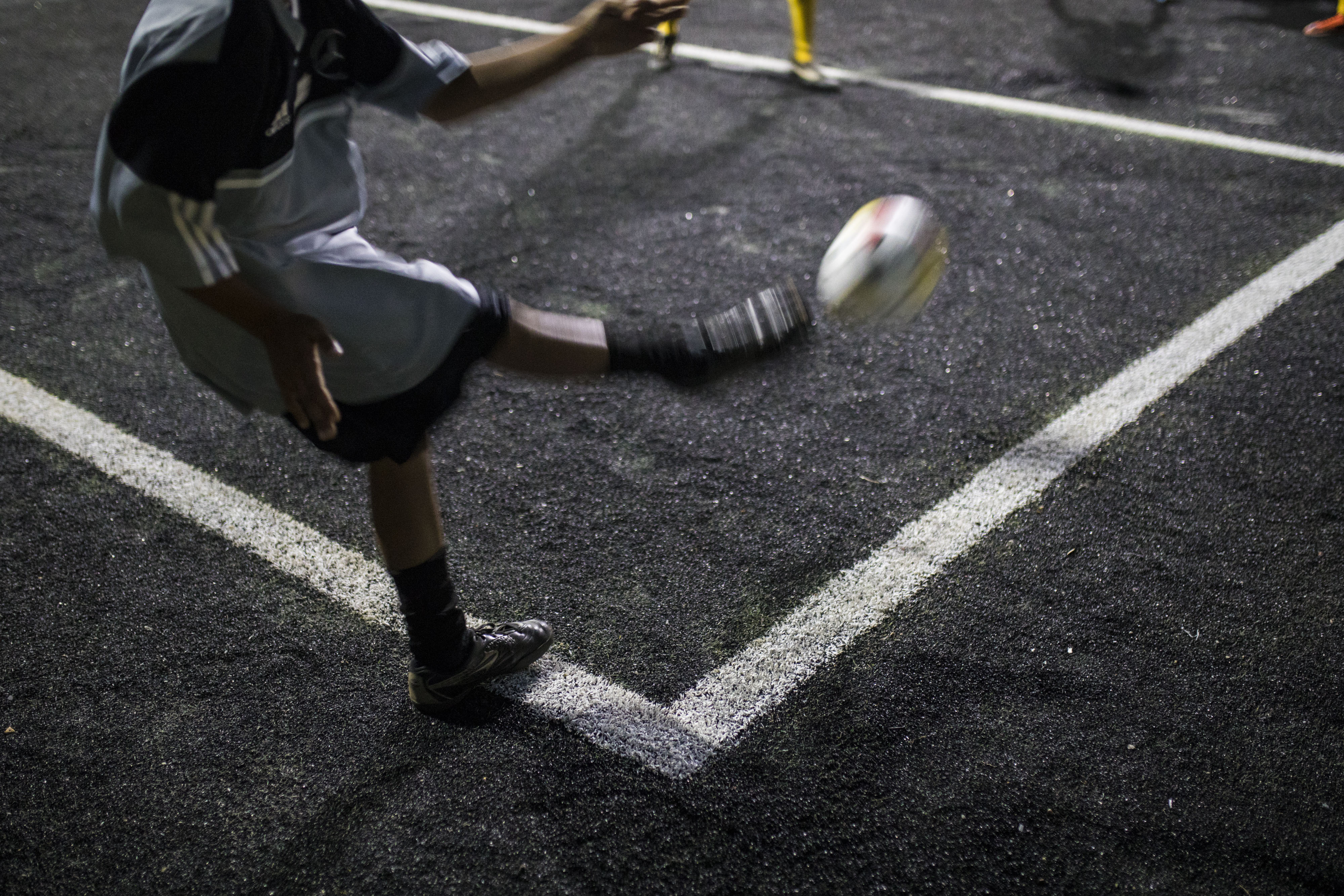 Football pitch in Latin America