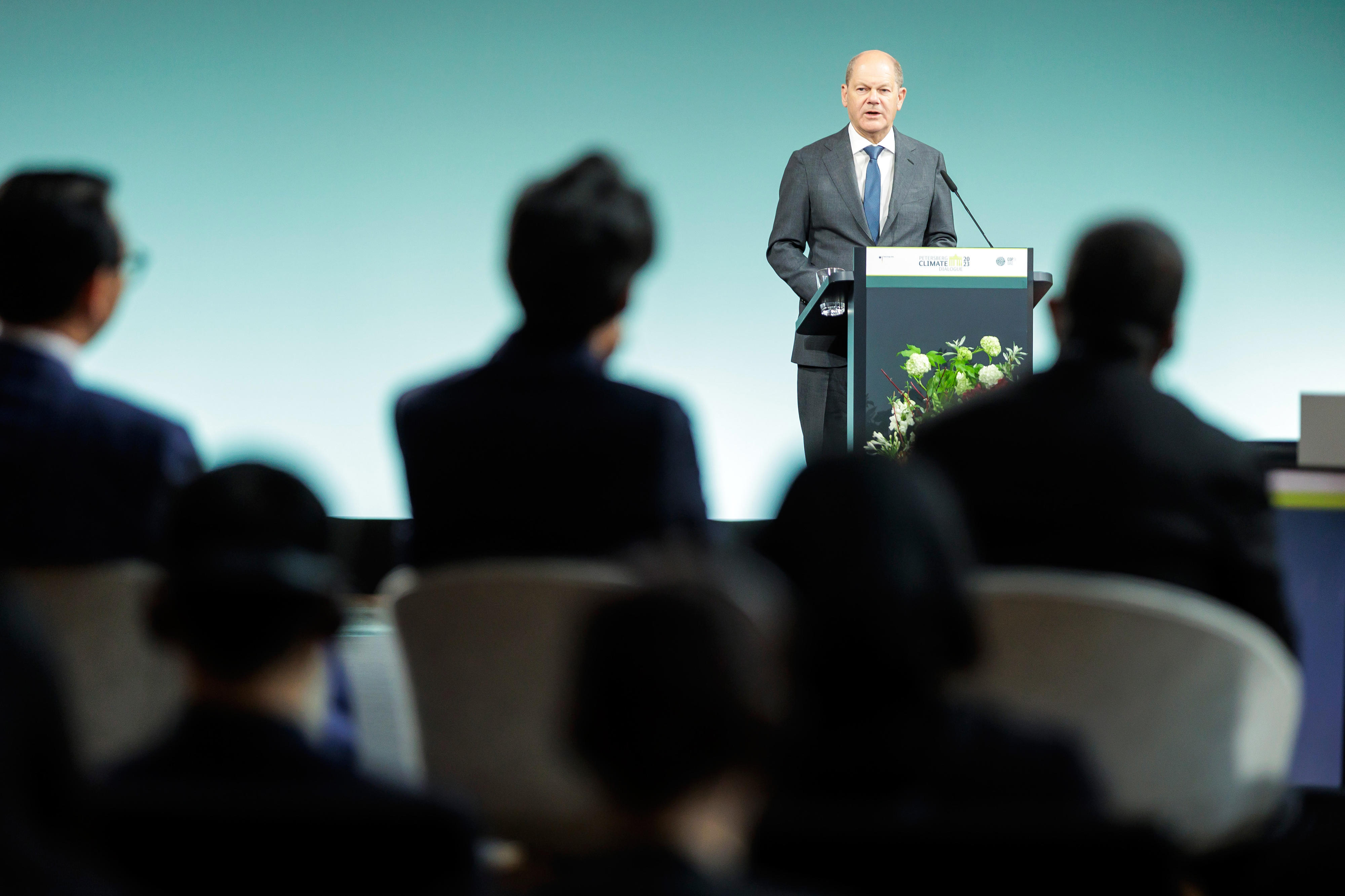 Federal Chancellor Olaf Scholz at the Petersberg Climate Dialogue in Berlin