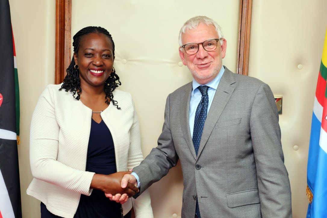 BMZ-Staatssekretär Jochen Flasbarth trifft die kenianische Umweltministerin Roselinda Soipan Tuiya in Nairobi