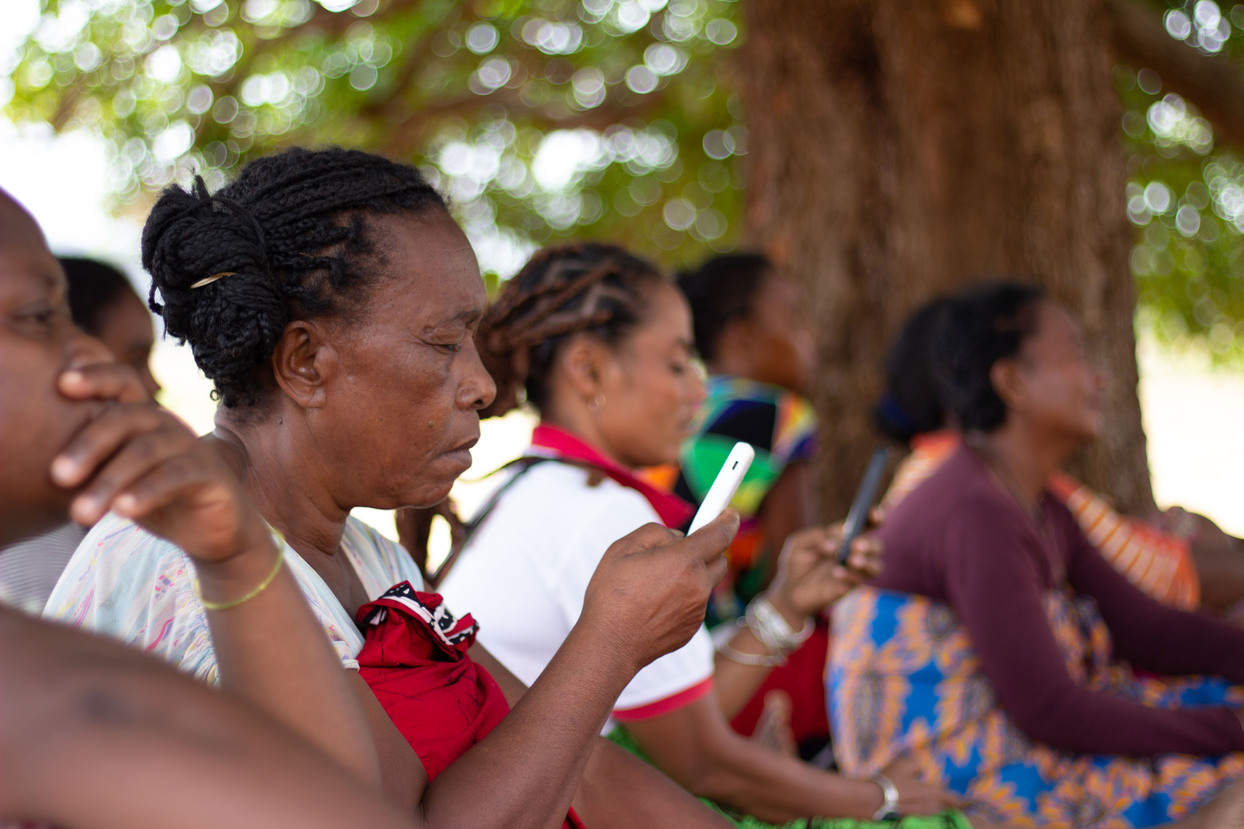 Teilnehmerinnen einer Schulung zum Umgang mit Wetterinformationen in Madagaskar