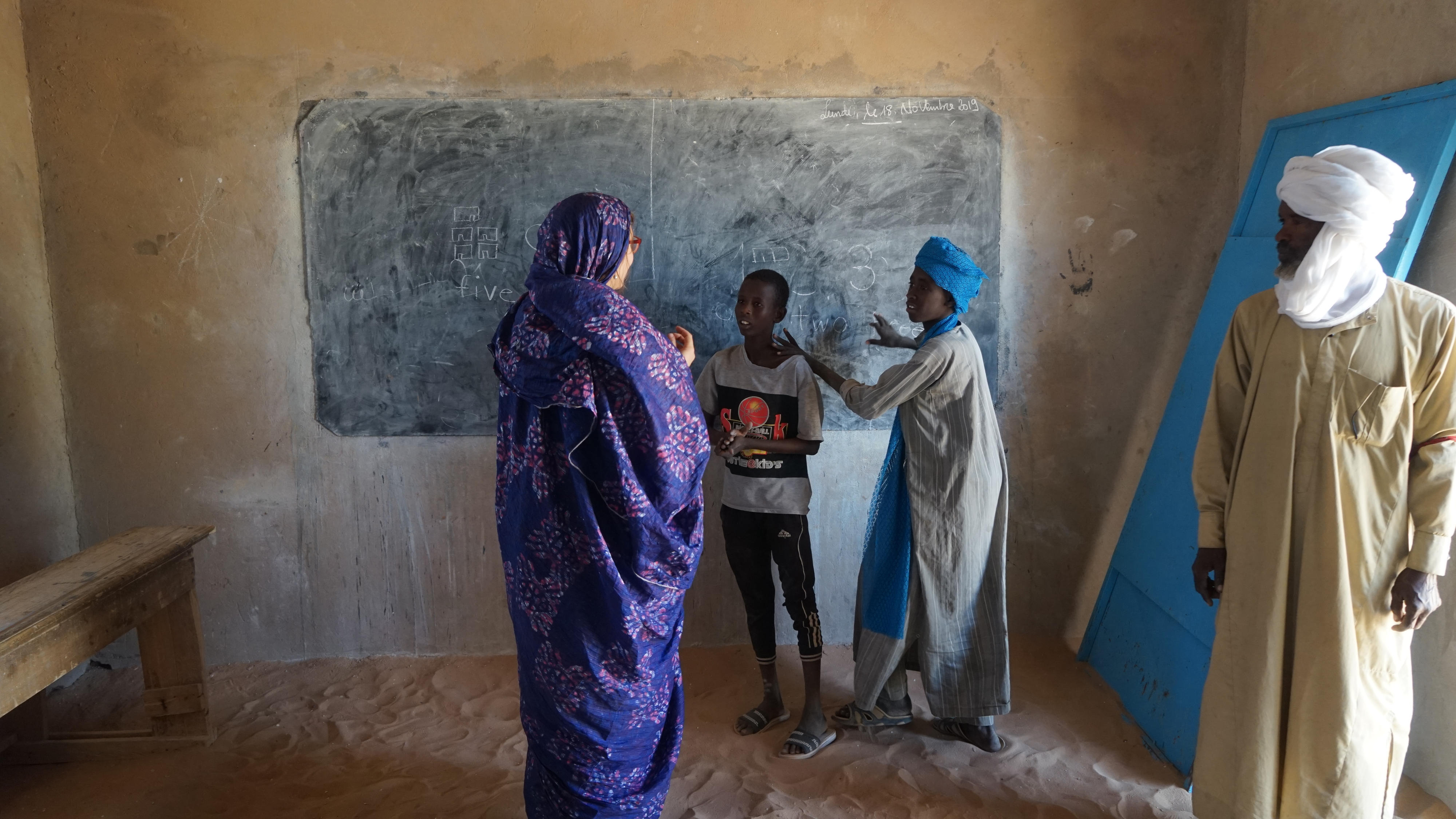 Besuch in einer Projektschule in Kanem