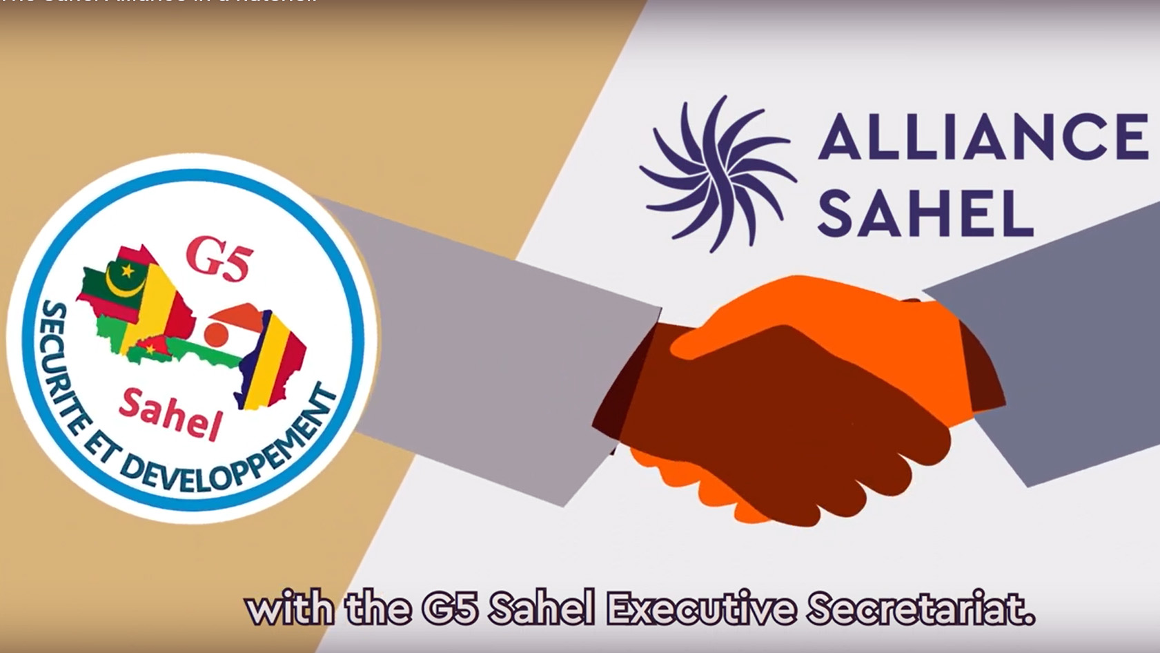 Standbild aus dem Video "Sahel Alliance in a nutshell"