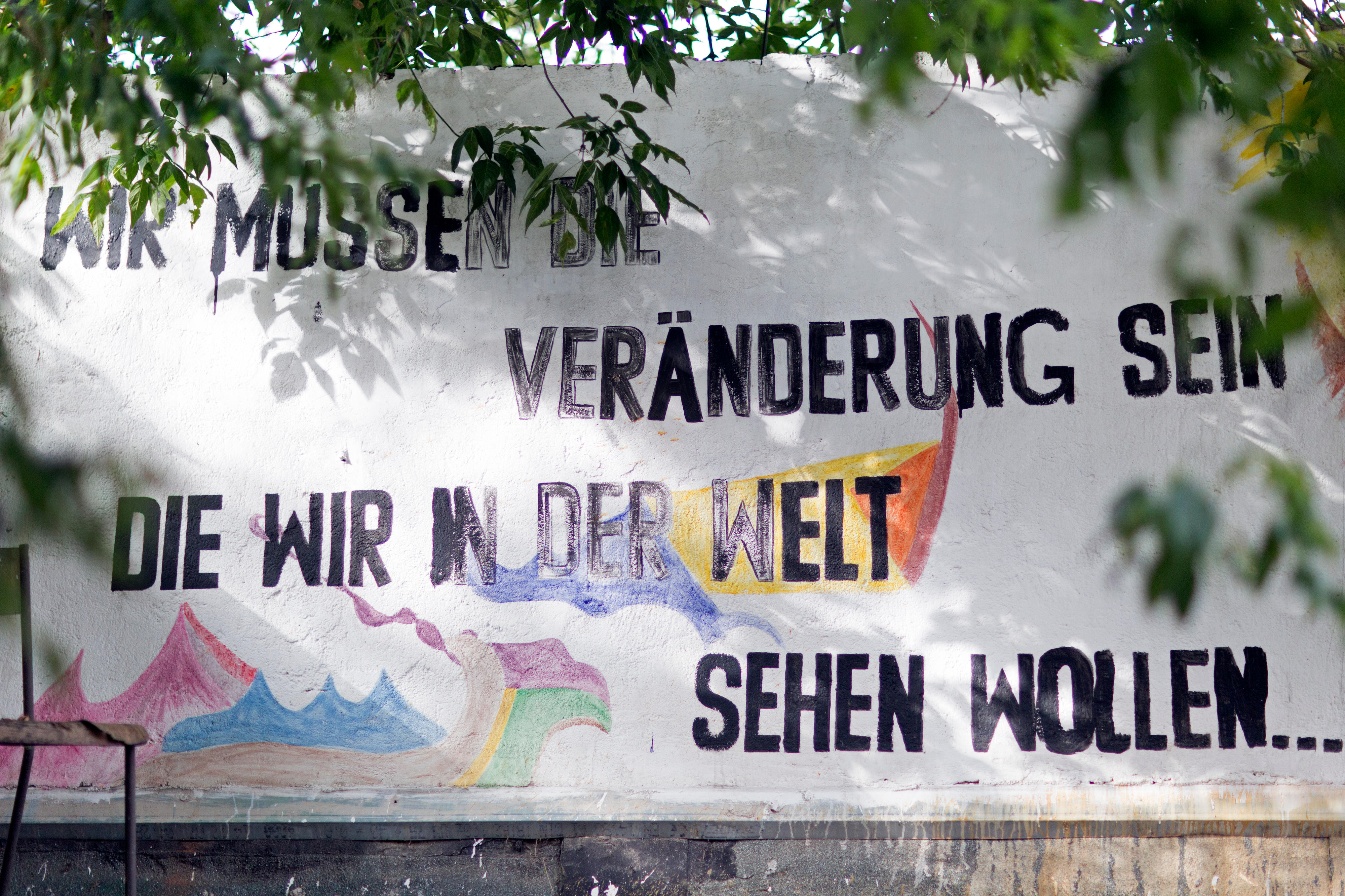 Graffiti an einer Hauswand