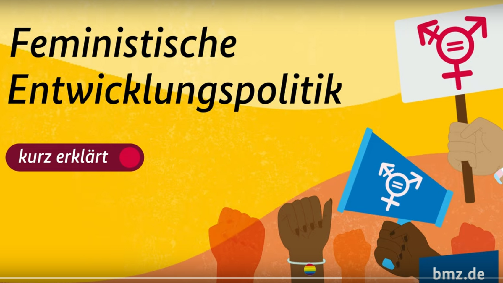 Standbild aus dem Video "Feministische Entwicklungspolitik kurz erklärt"