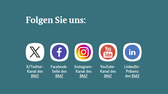 Social-Media-Kanäle des BMZ