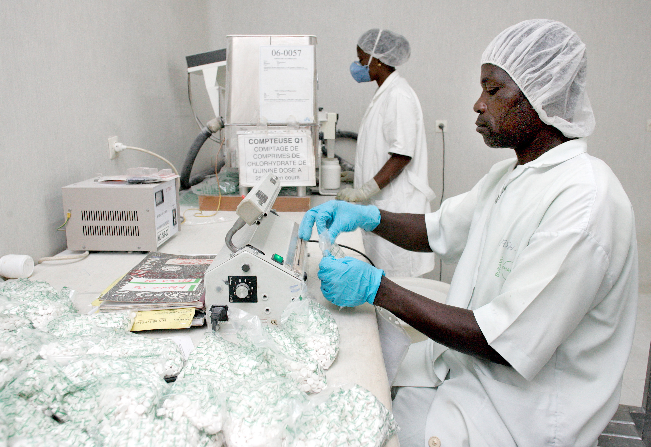 Herstellung eines Medikaments gegen Malaria in Bukavu (Demokratische Republik Kongo)