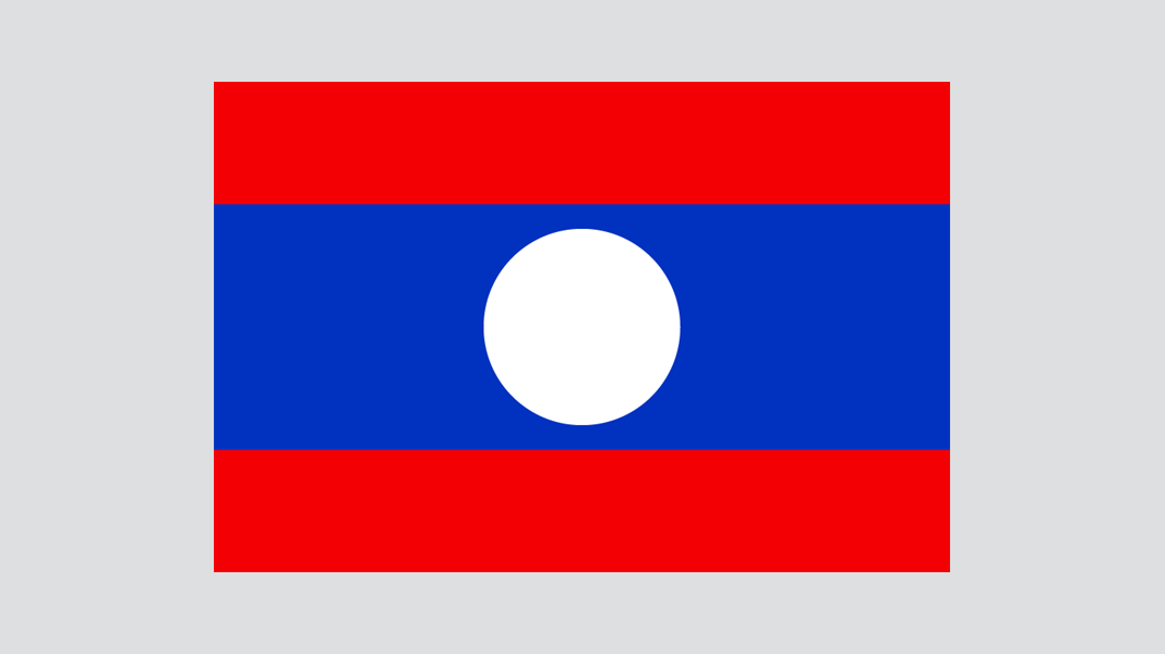 Flagge von Laos