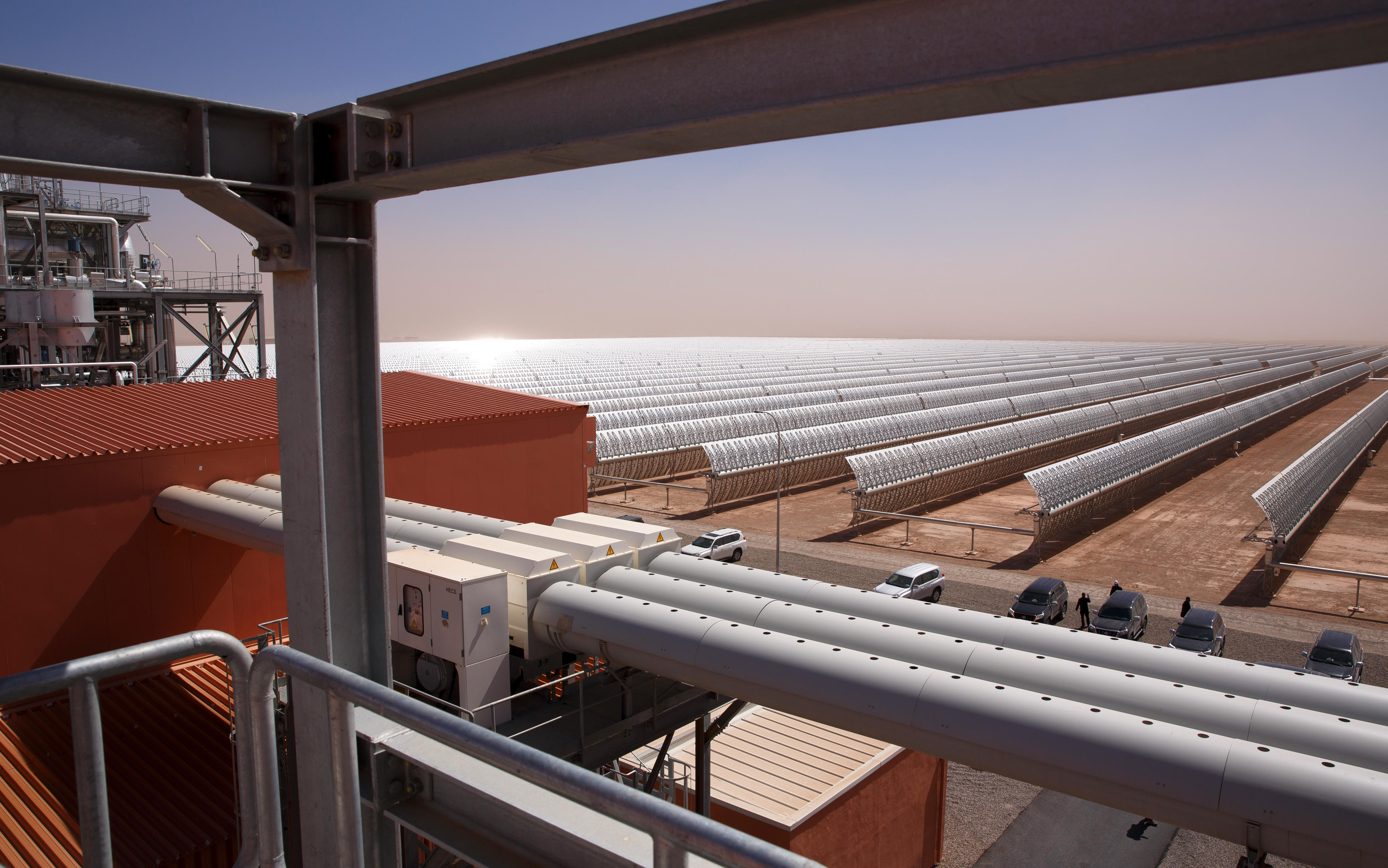 Solarthermisches Kraftwerk Ourzazate in Marokko
